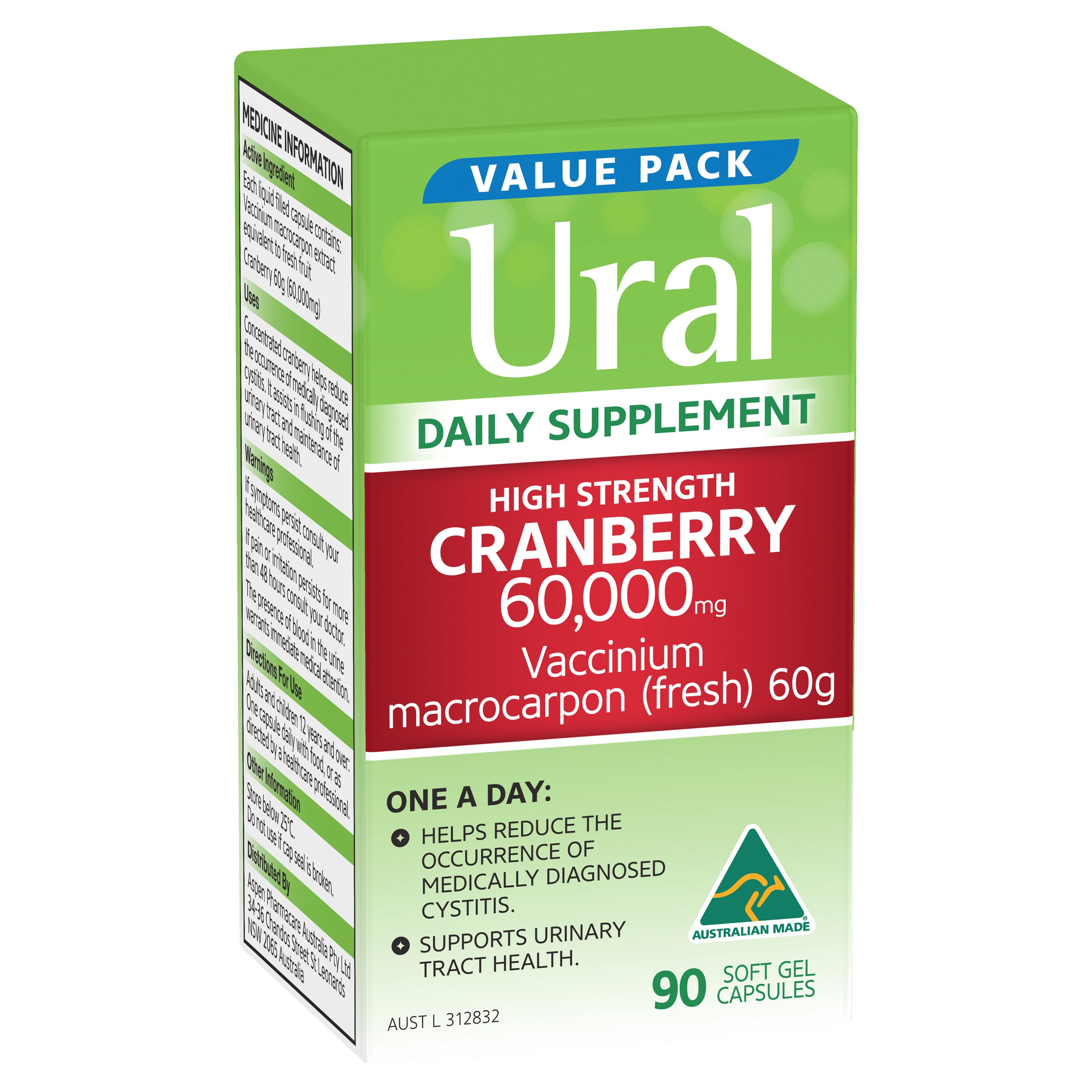 Ural High Strength Daily Cranberry 90 capsules - Image 8