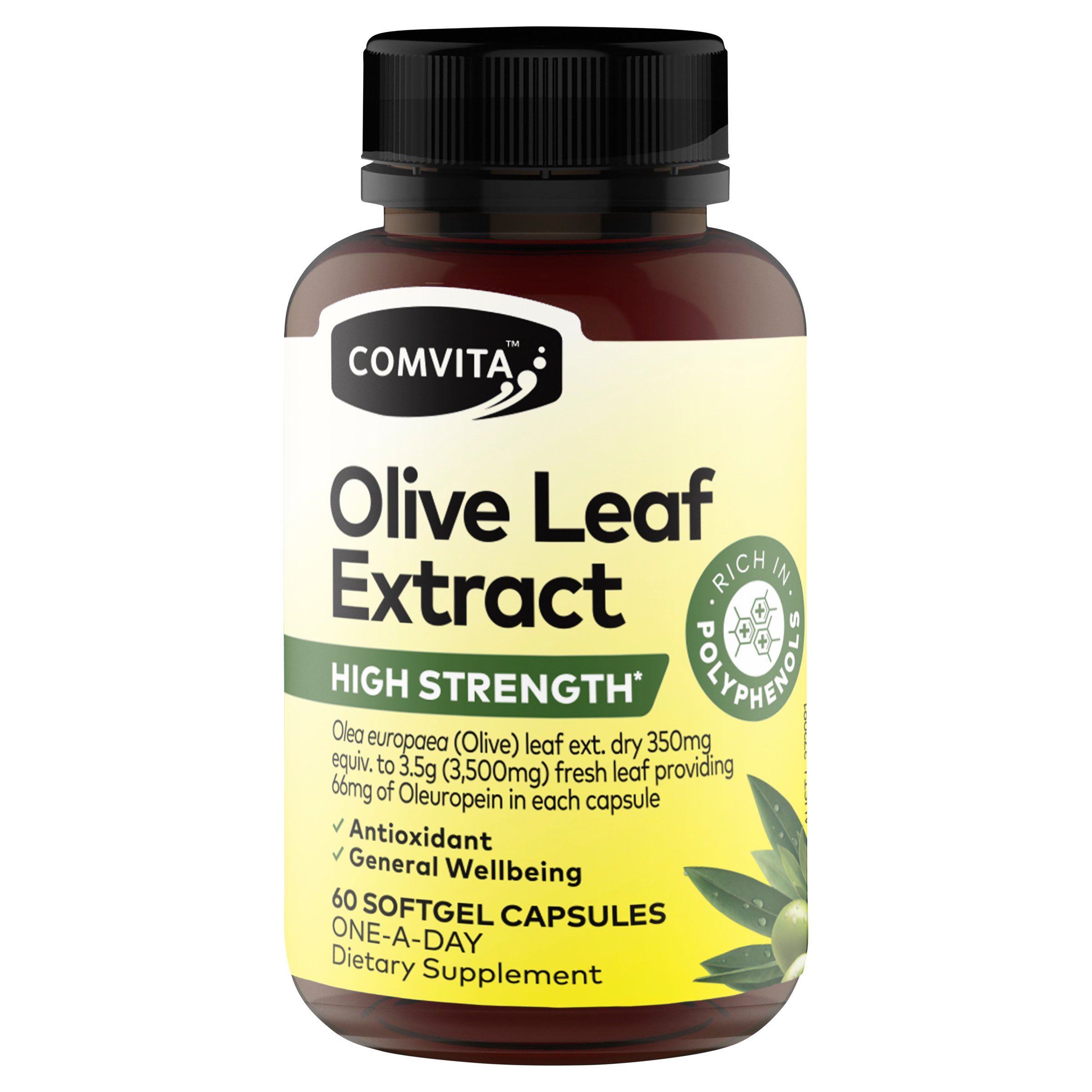 Comvita Olive Leaf Extract High Strength 60 capsules - Image 1