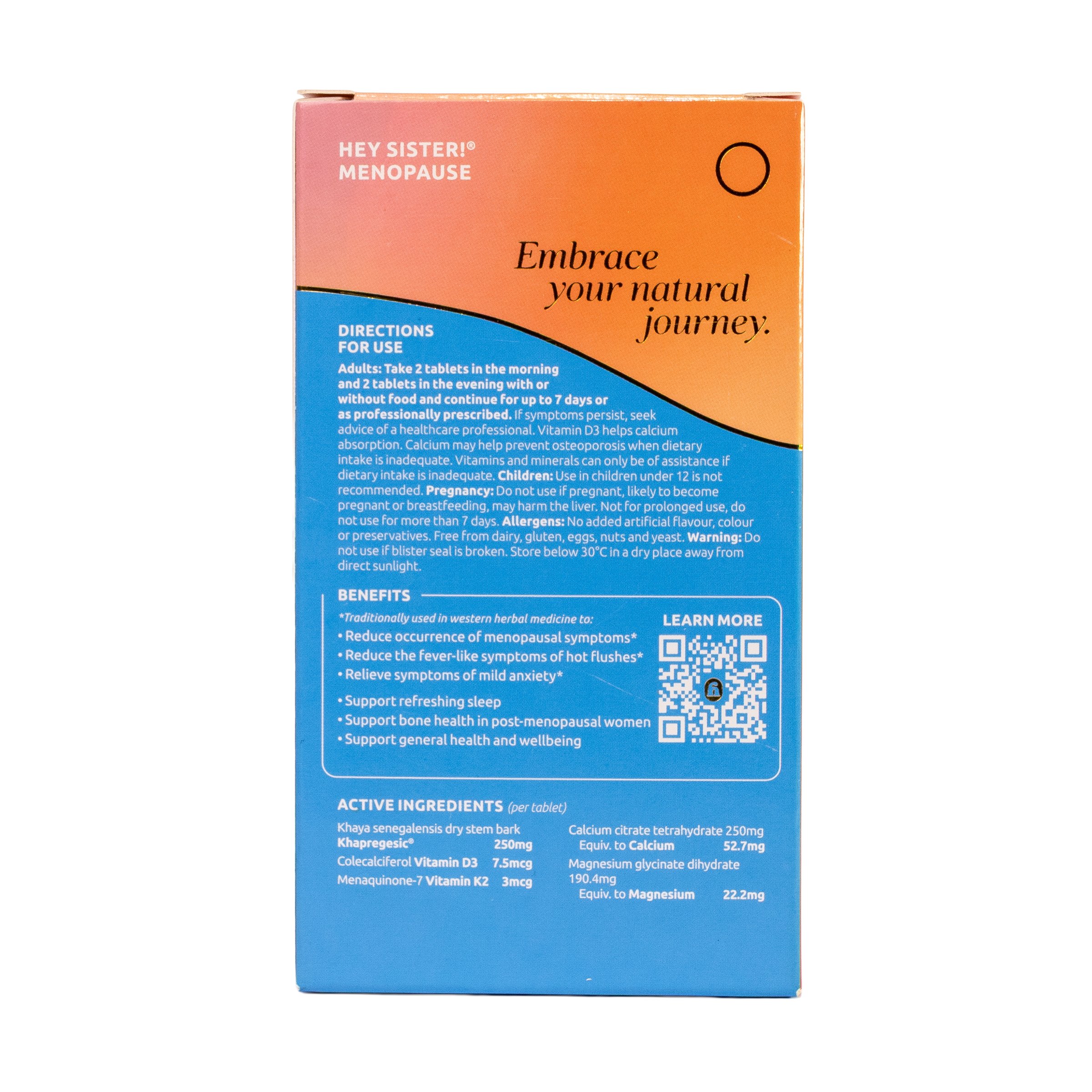 Hey Sister! Life Menopause 28 tablets - Image 2