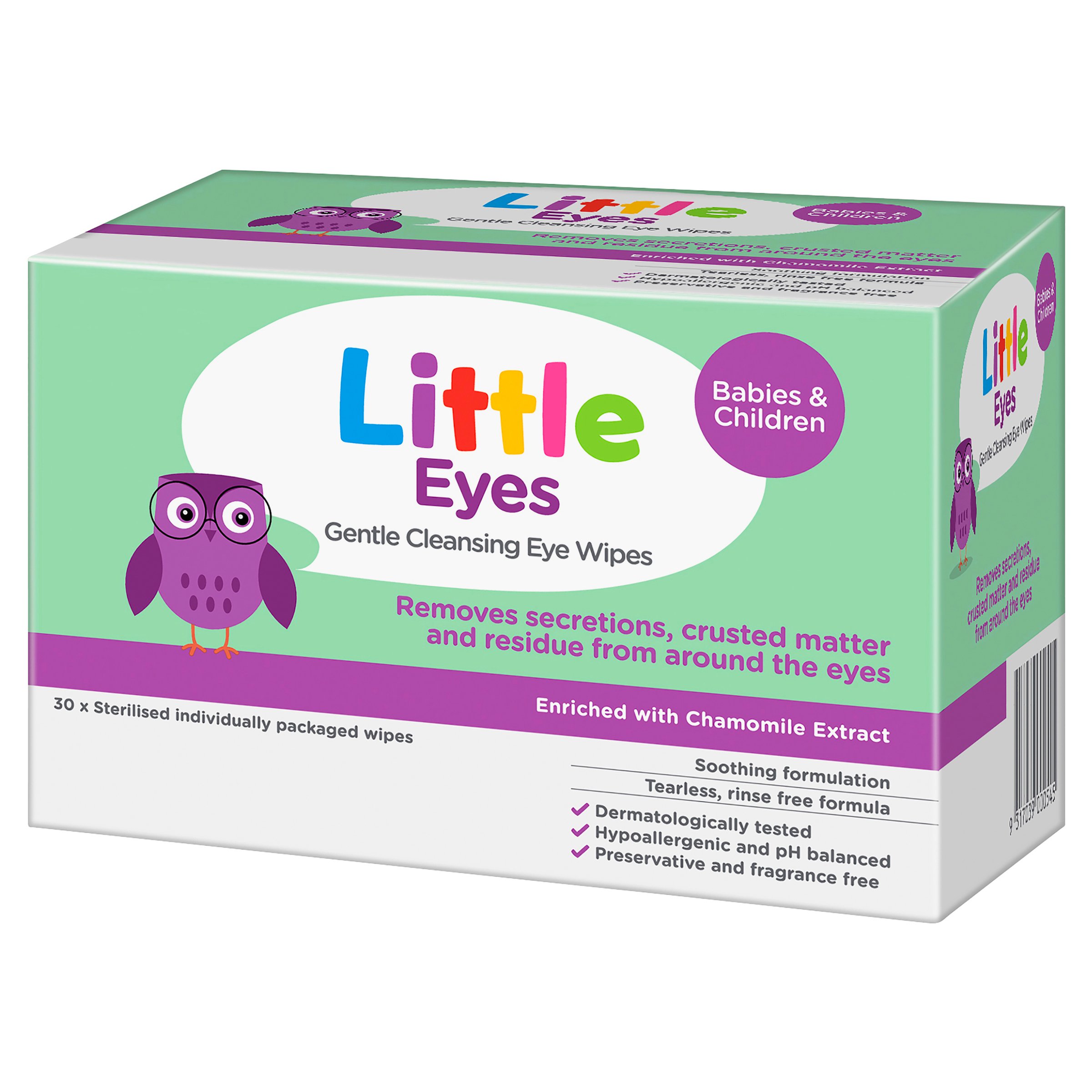 Little Eyes Gentle Cleansing Wipes For Babies & Children 30 wipes - Image 10