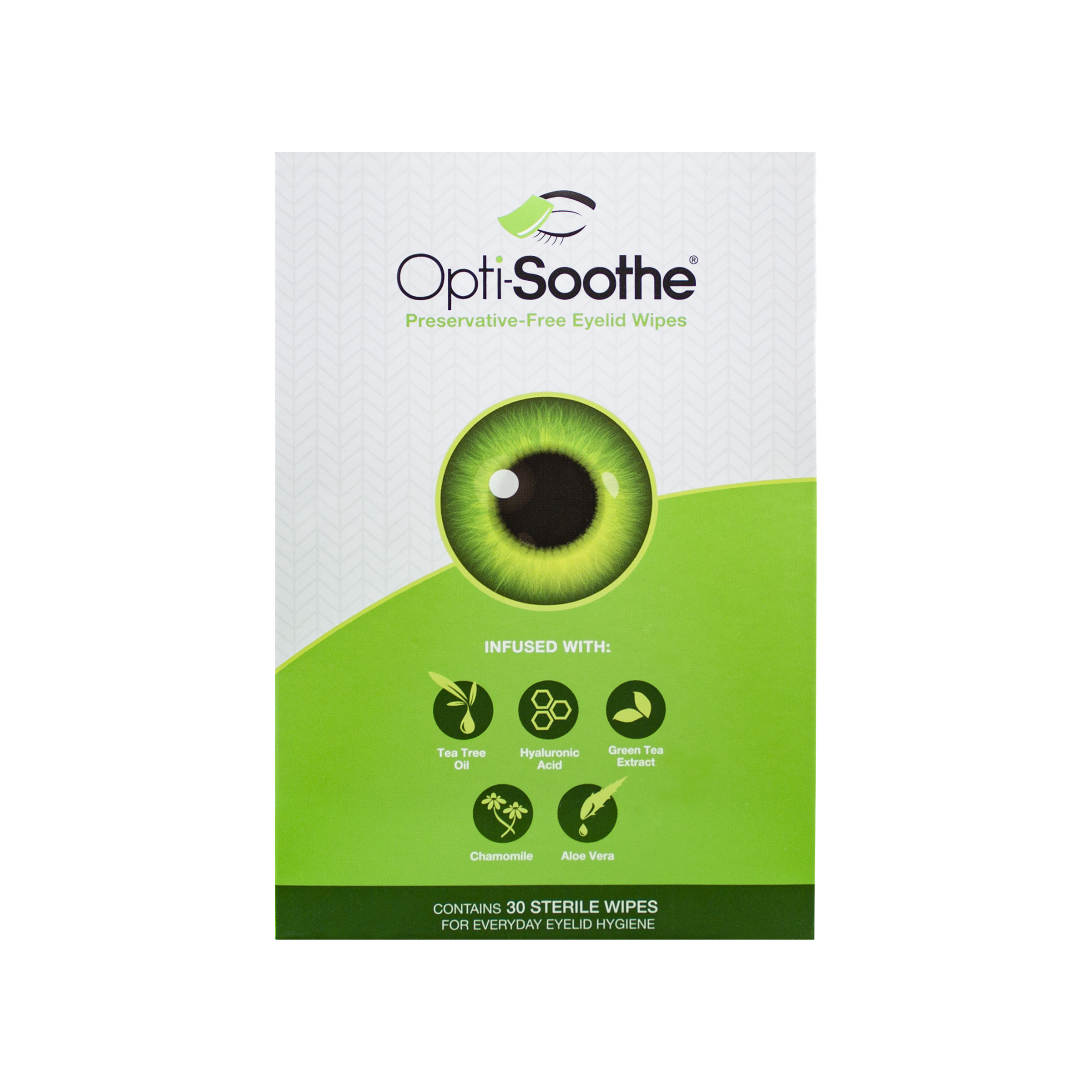 Opti-Soothe Preservative-Free Eyelid Wipes - 30 wipes - Image 3