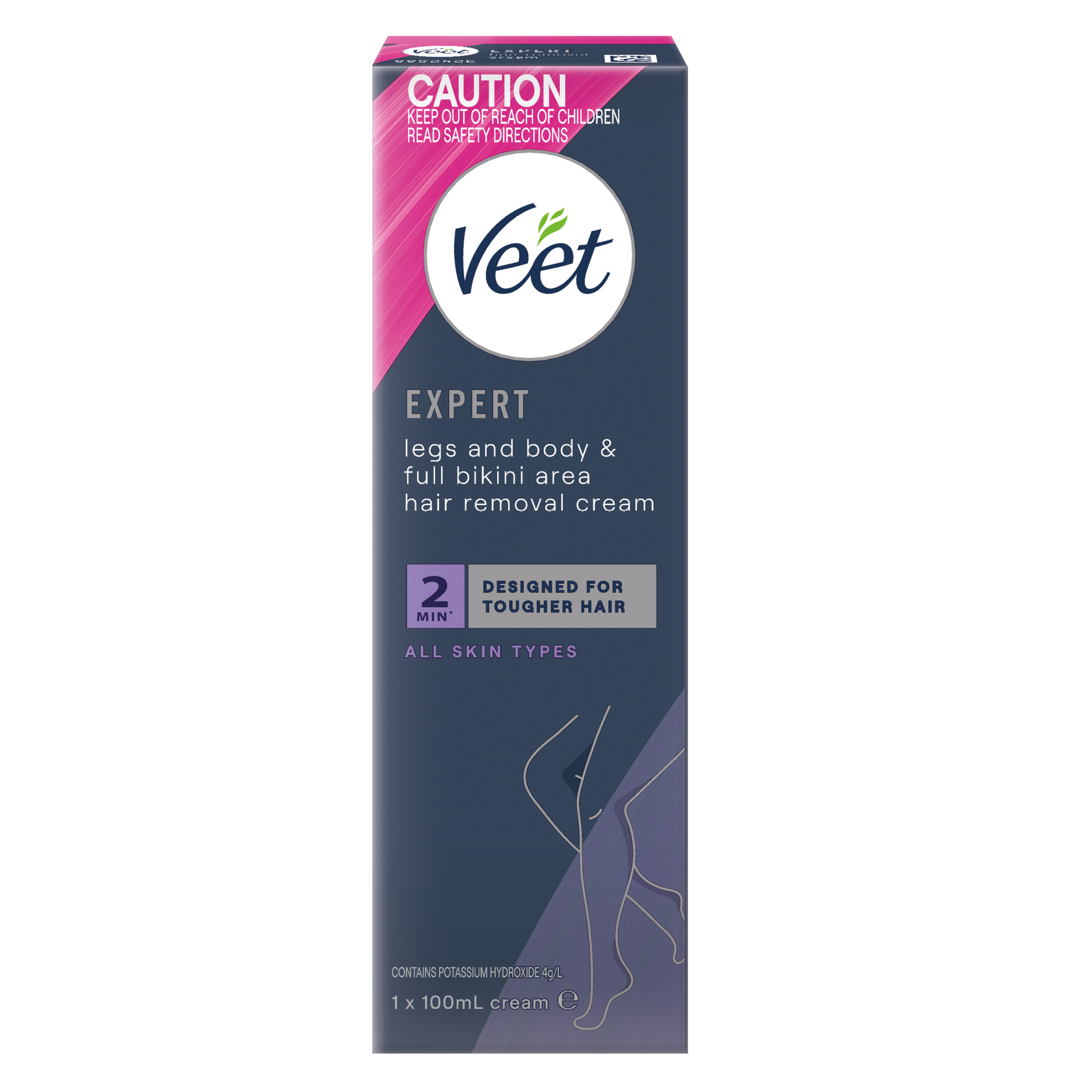 Veet Expert Hair Removal Cream 100ml - Image 1