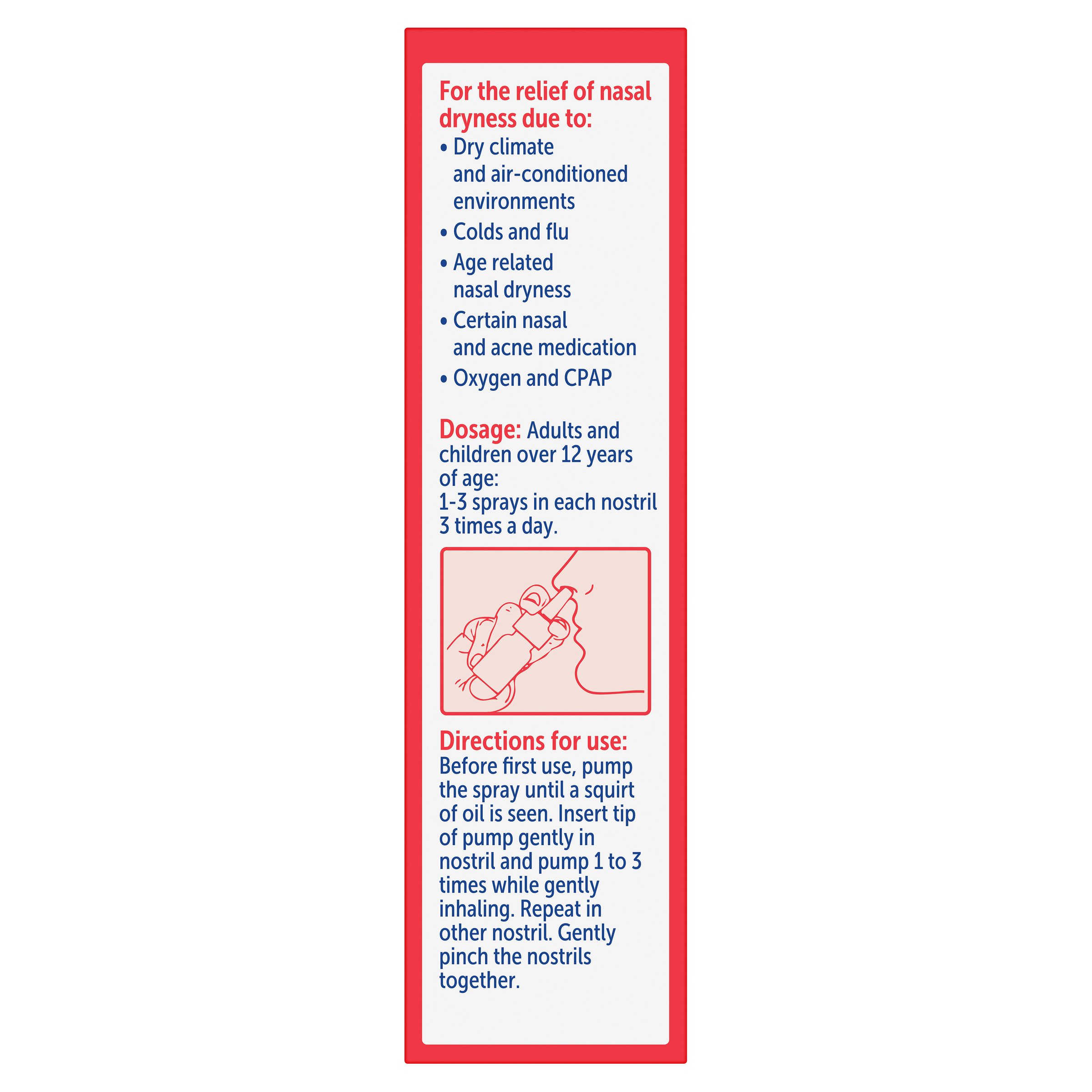 Fess Dry Nose Relief Oil Nasal Spray 10ml - Image 2