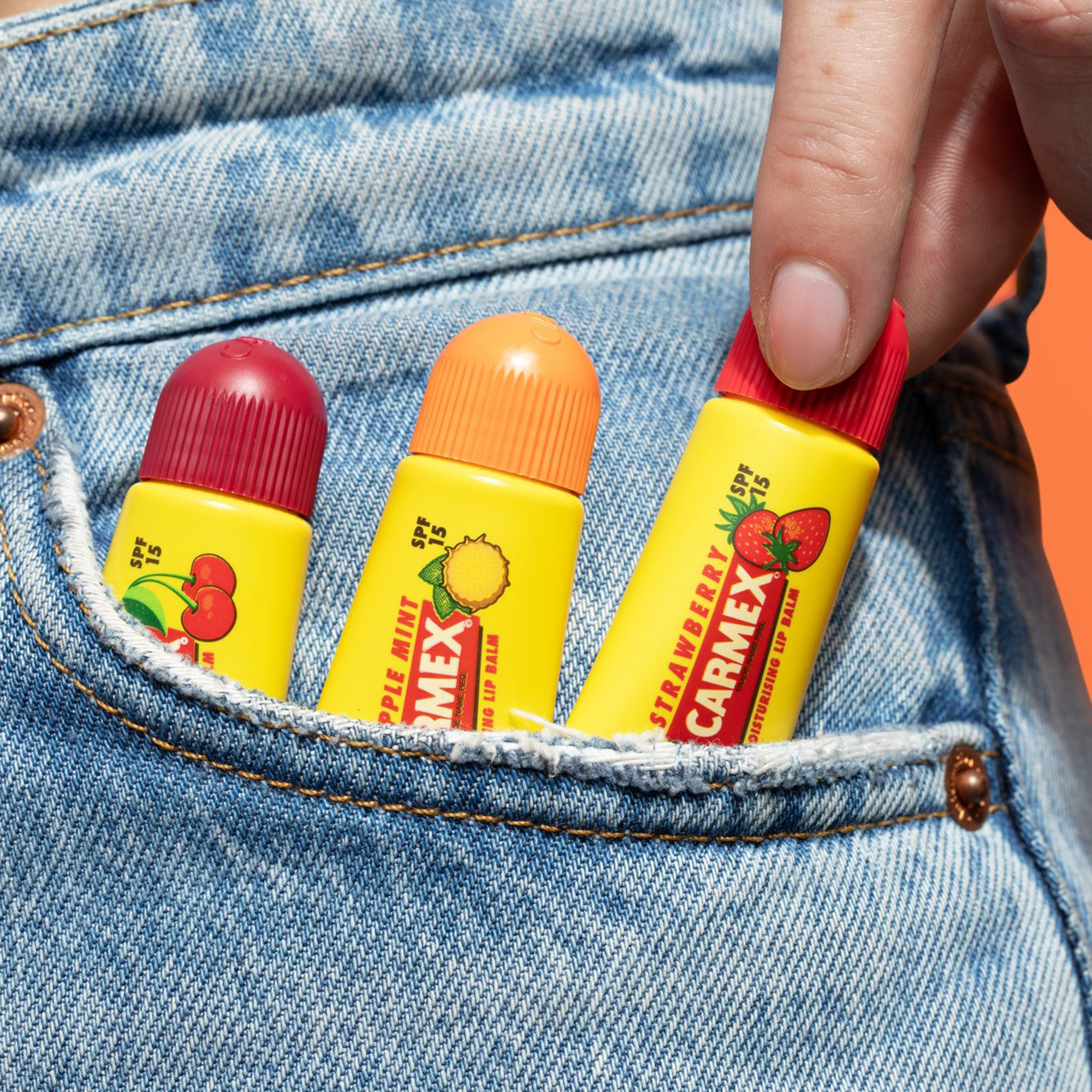Carmex Assorted Flavour Mini Squeeze Tube 3 pack - Image 3