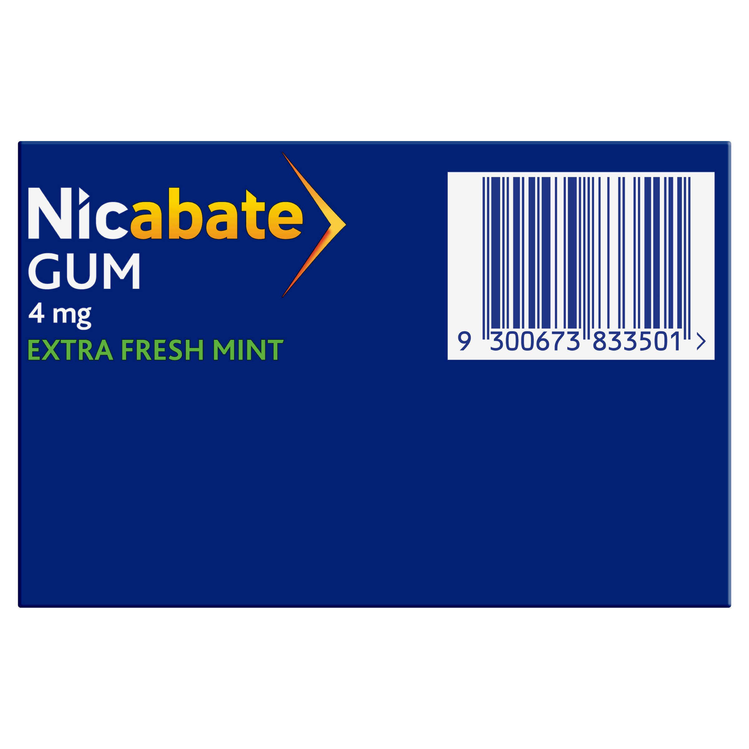 Nicabate Gum 4mg - 100 pieces - Image 3