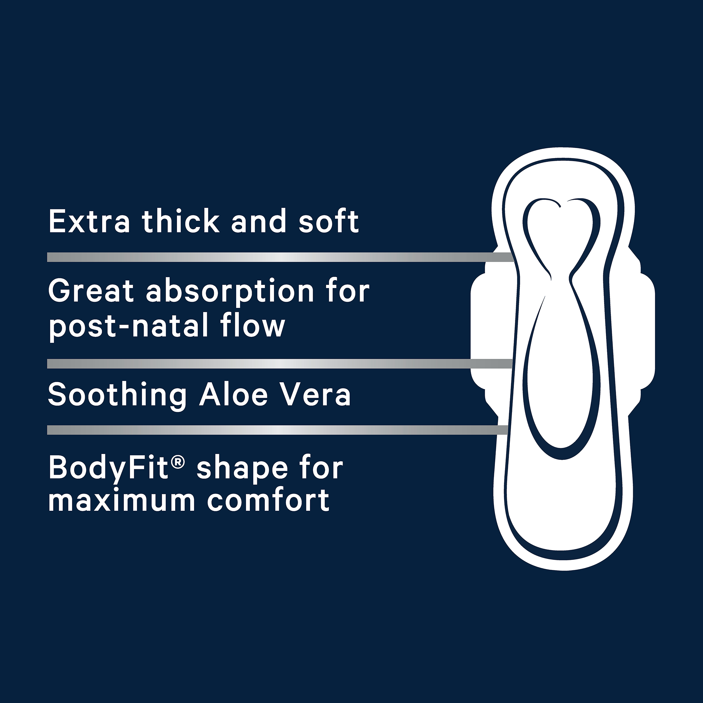 Libra Maternity Extra Long Pads Wings 10 pack - Image 3