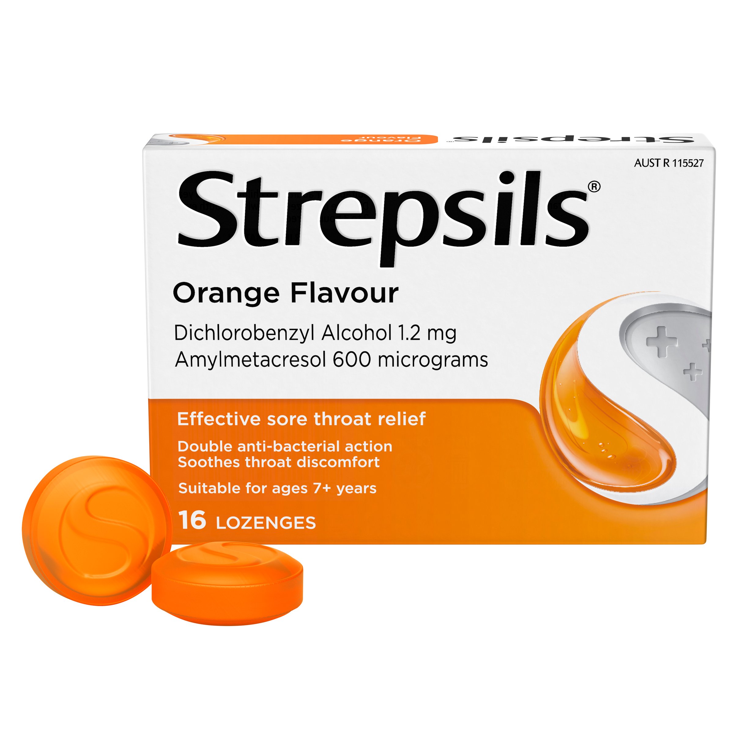 Strepsils Orange Double Antibacterial Action 16 lozenges - Image 7