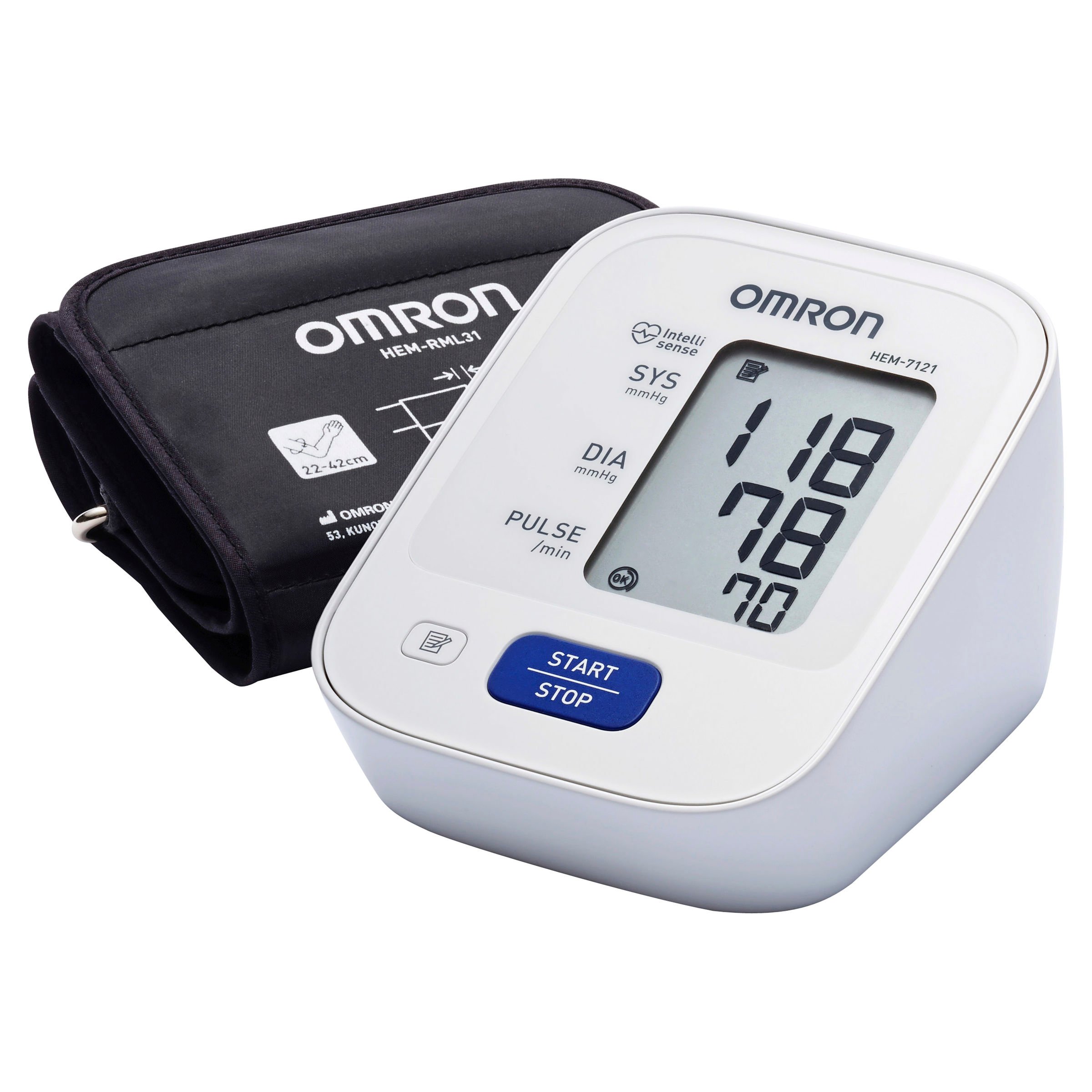 Omron Standard Blood Pressure Monitor HEM7121 - 1 each - Image 3