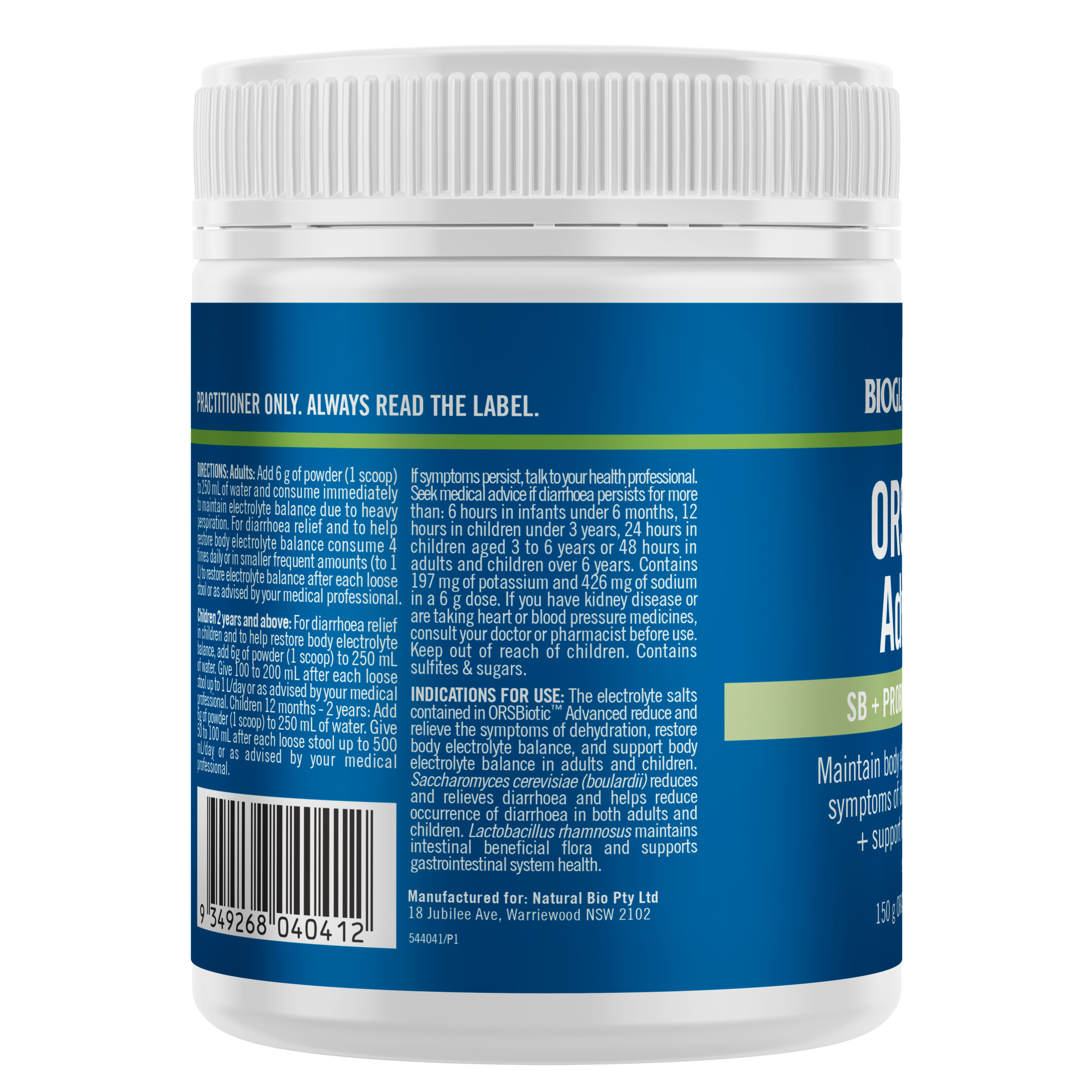 Bioglan Medlab ORSBiotic Advanced 150g - Image 3