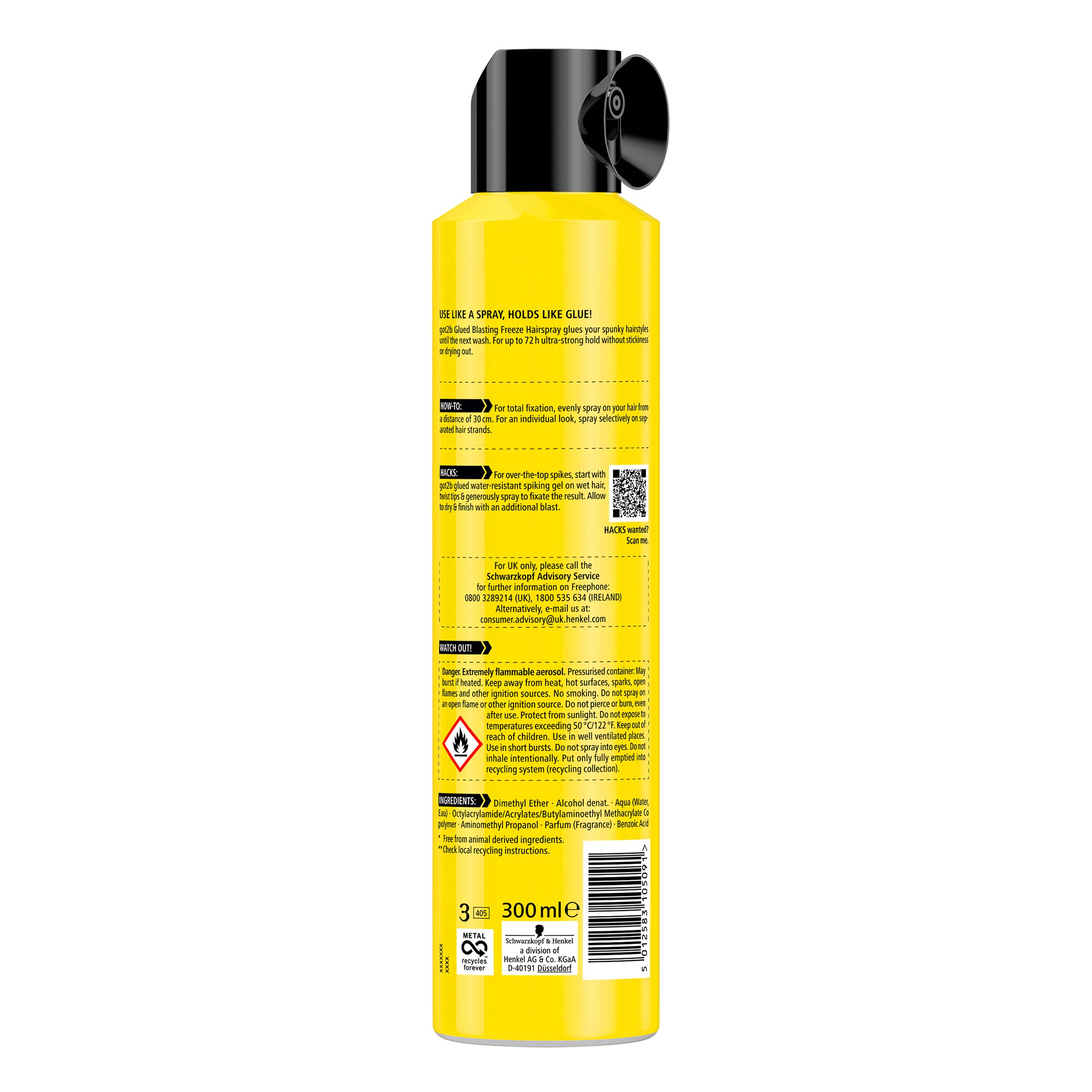 Got2B Glued Hairspray 300ml - Image 2