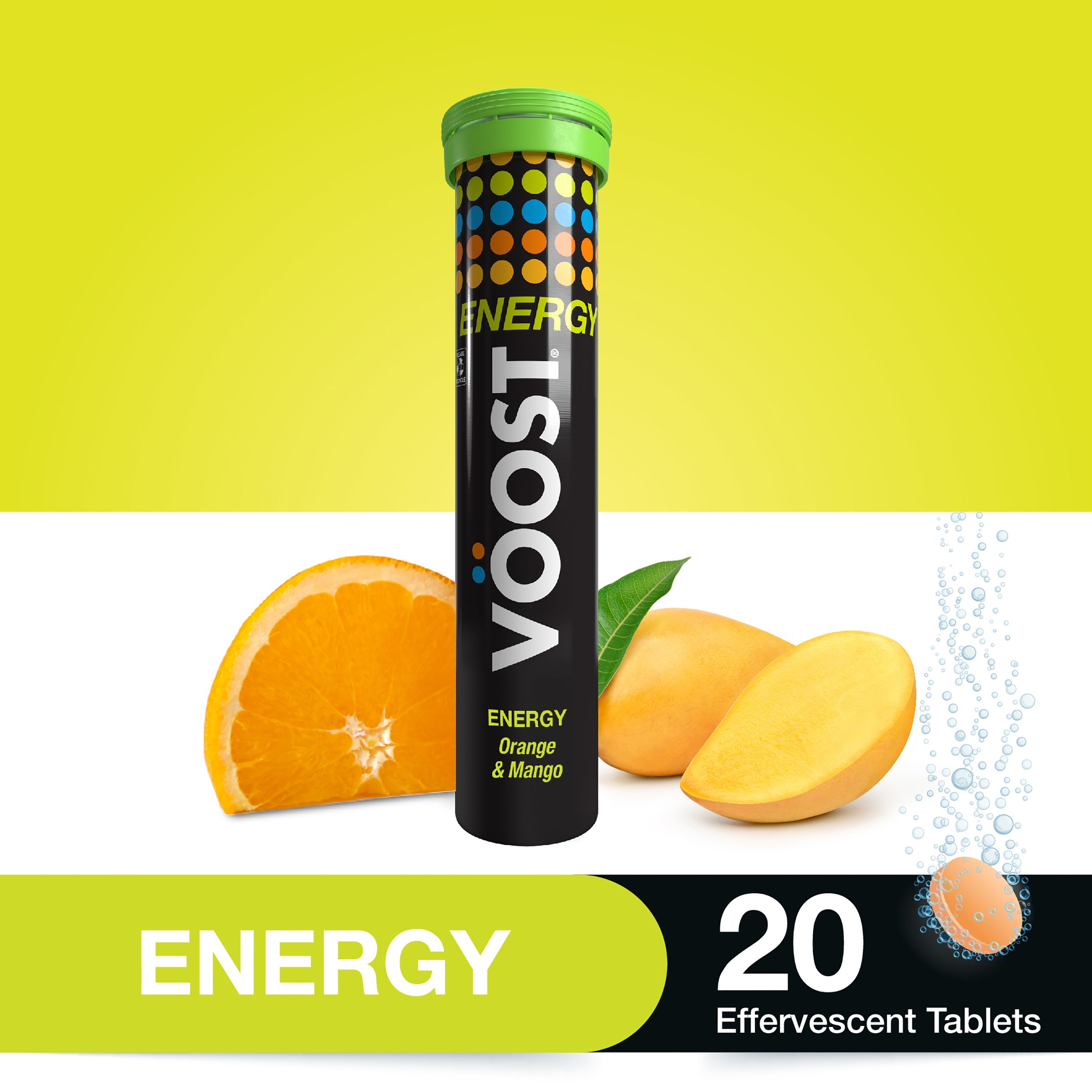 Voost Energy Orange & Mango Effervescent 20 tablets - Image 6