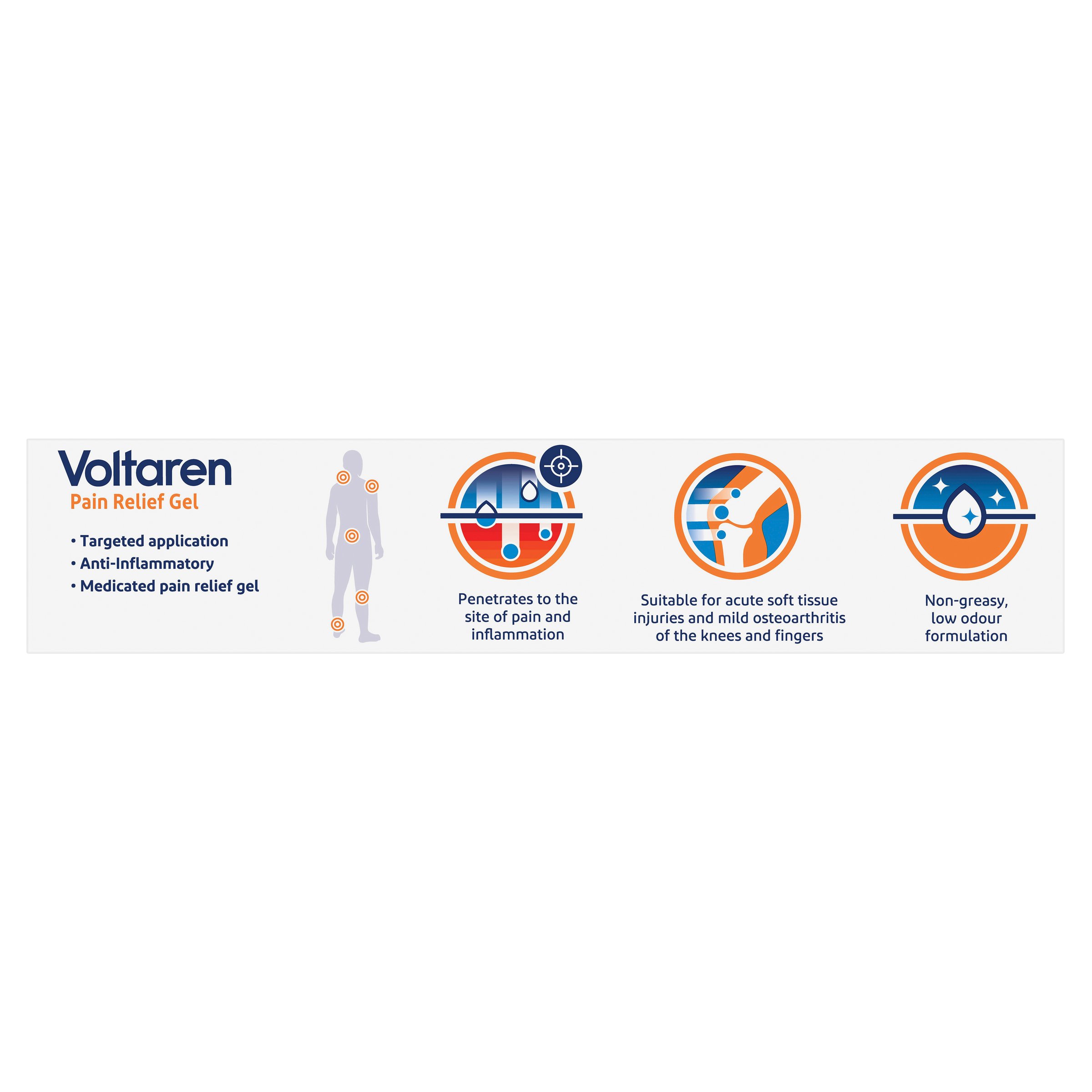 Voltaren Pain Relief Gel 50g - Image 4