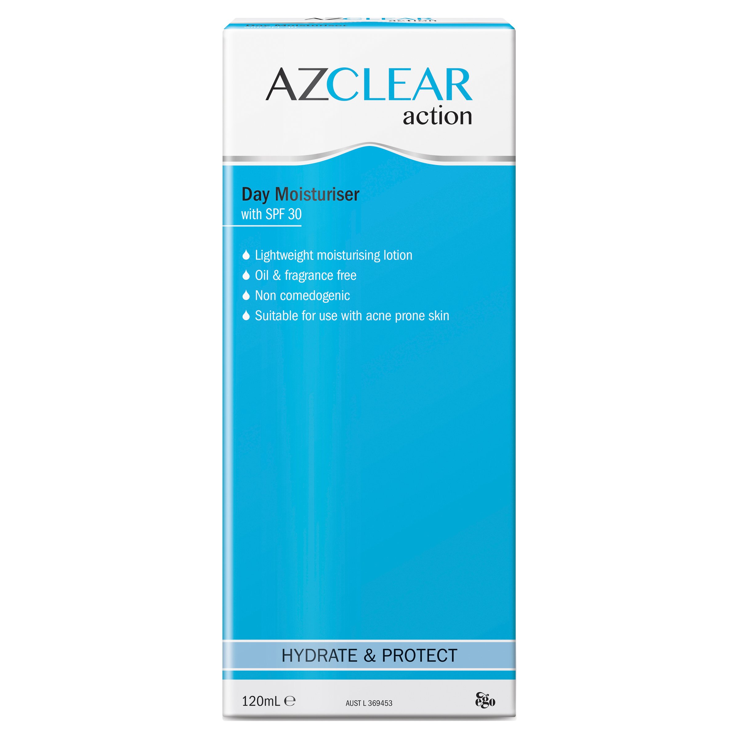 Ego Azclear Action Day Moisturiser SPF30 - 120ml - Image 2