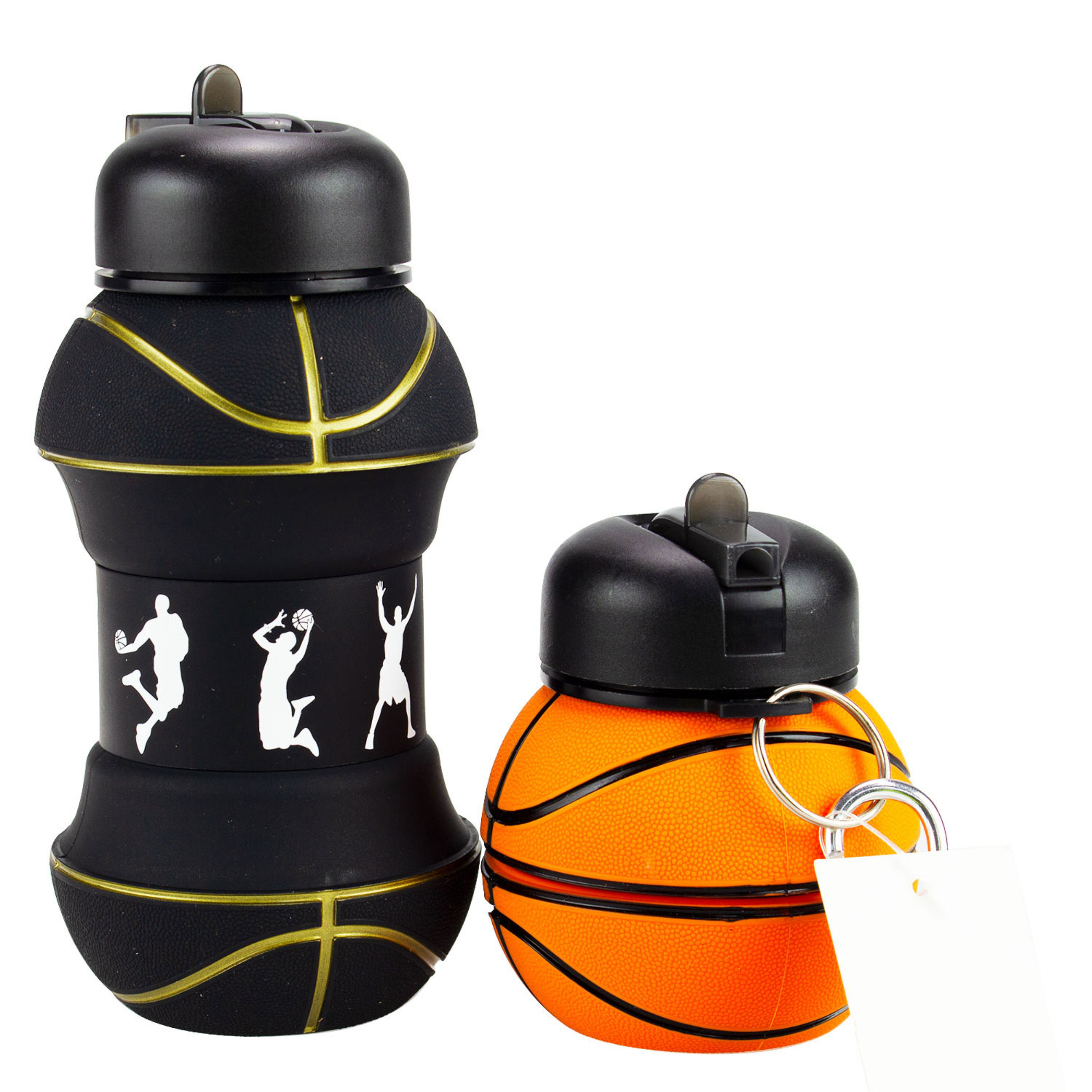 Lenan Collapsible Water Bottle Basketball 500ml
