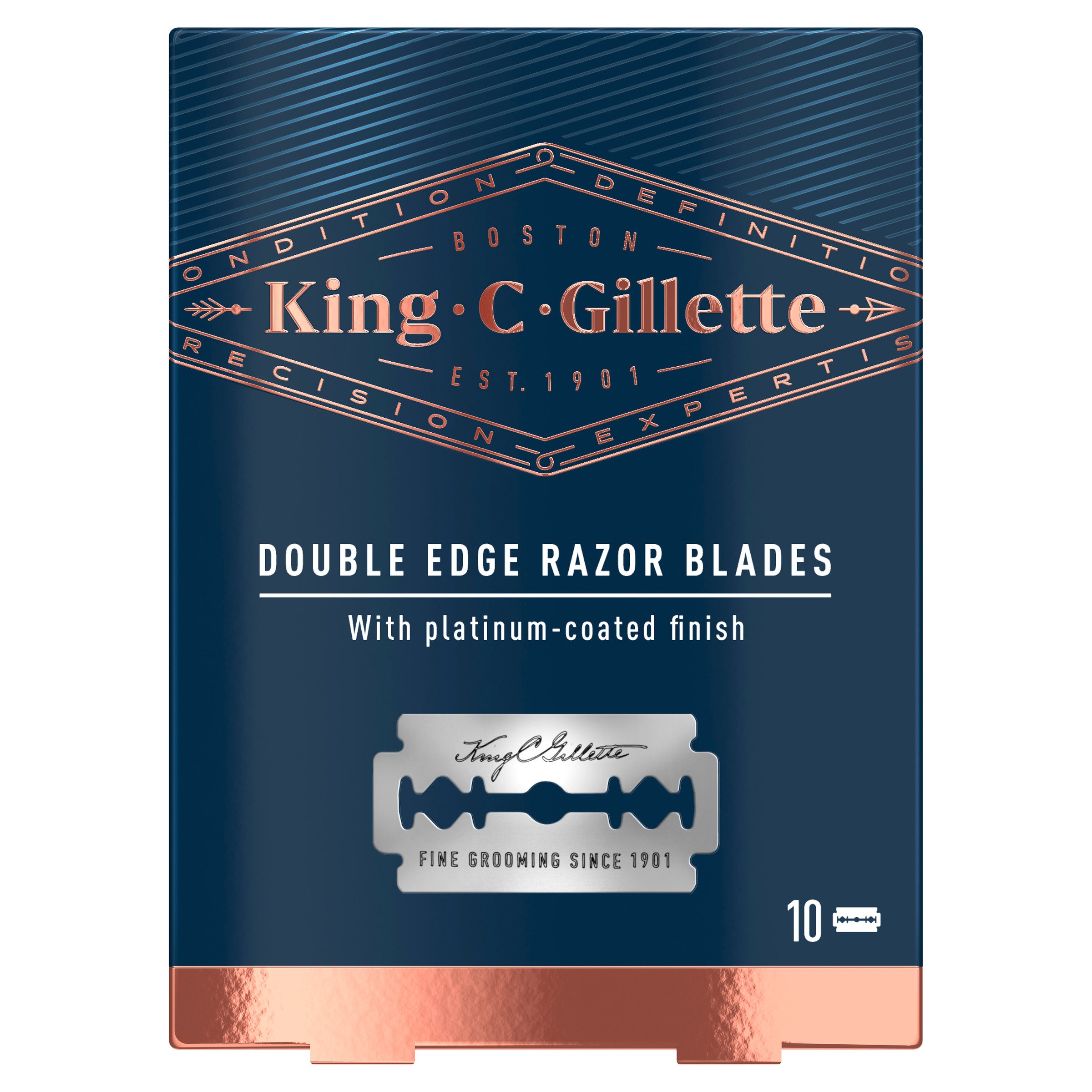 Gillette King C Gillette Double Edge Blades 10 pack - Image 1