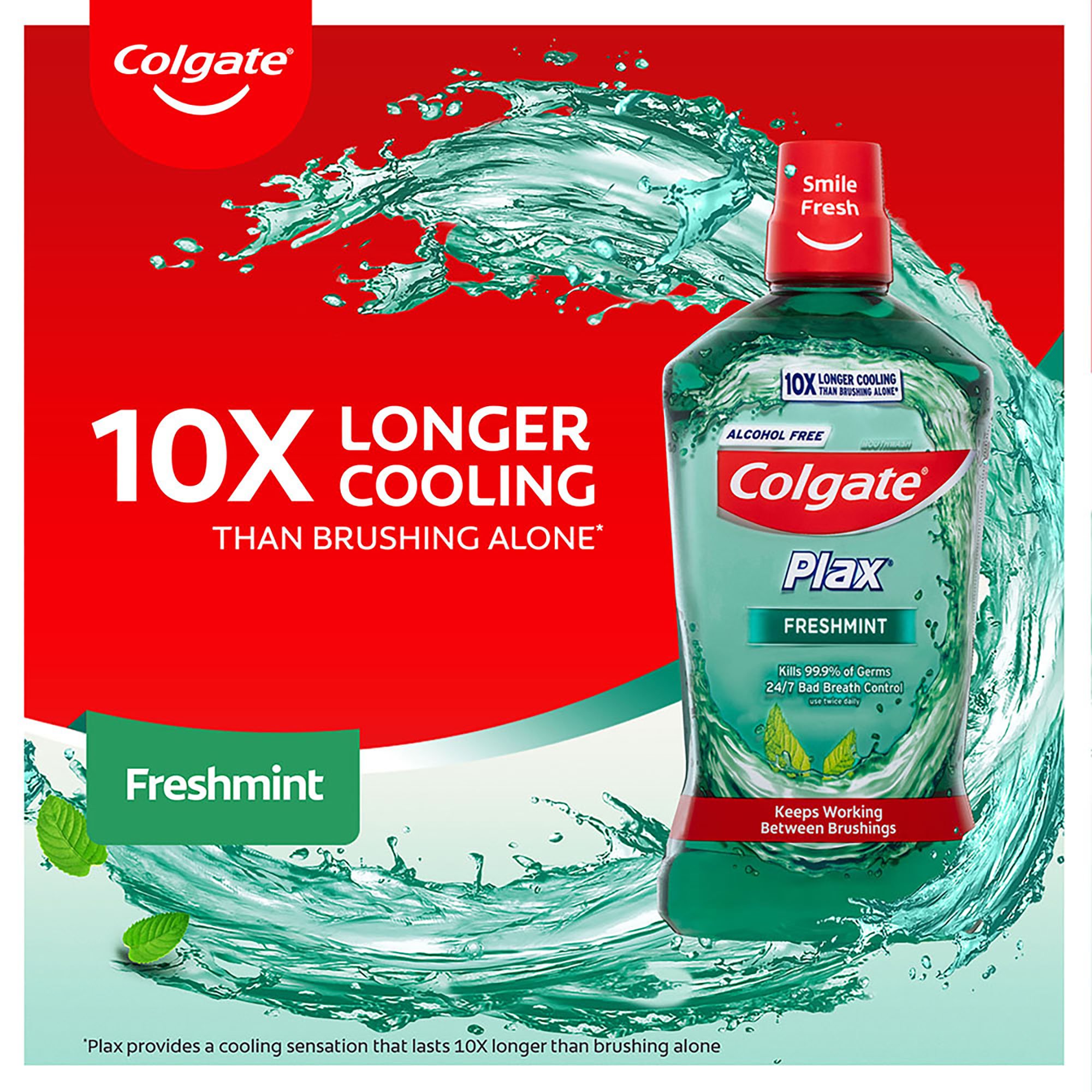 Colgate Plax Mouthwash Freshmint 1 litre - Image 8