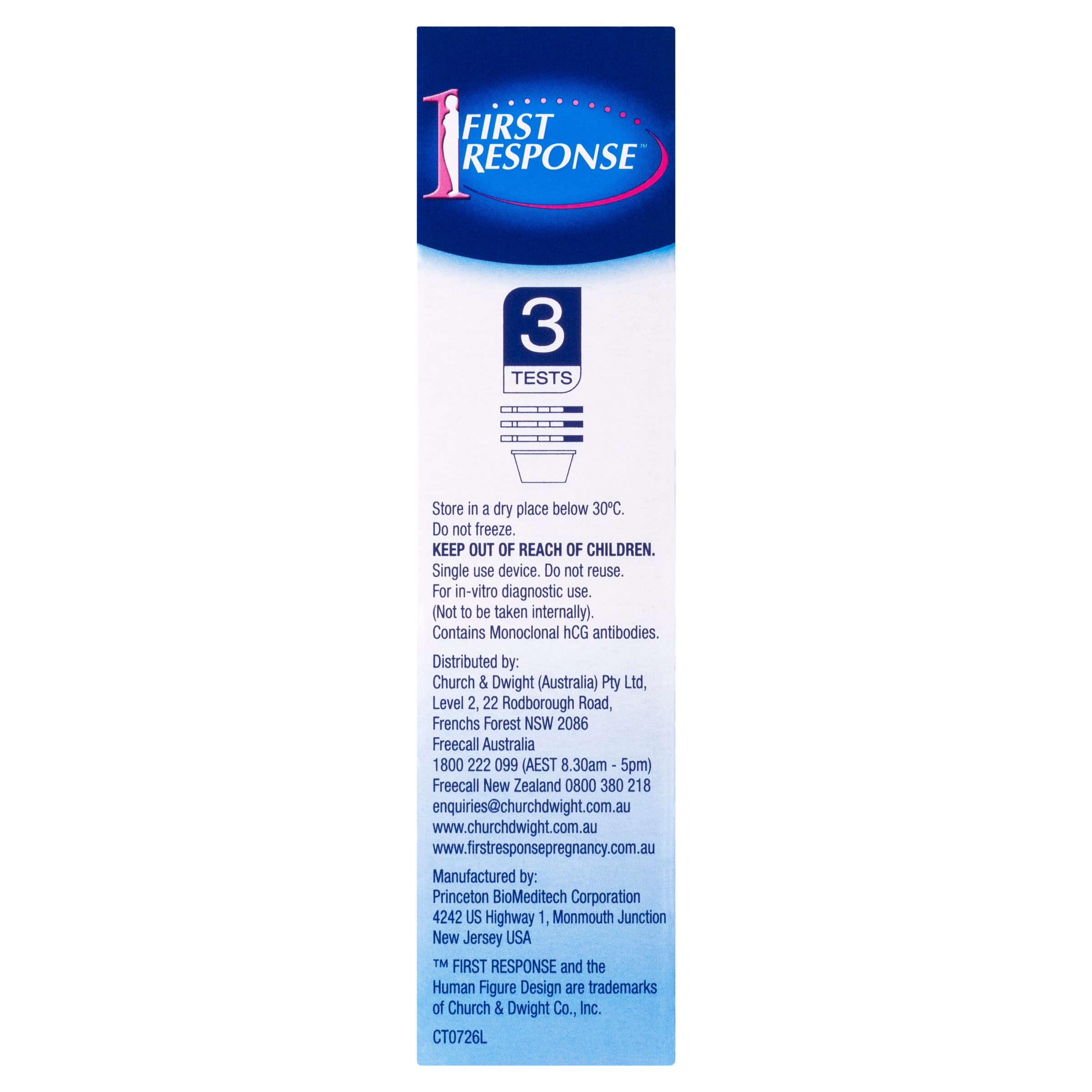 First Response Pregnancy Test Dip & Read 3 pack - Image 4
