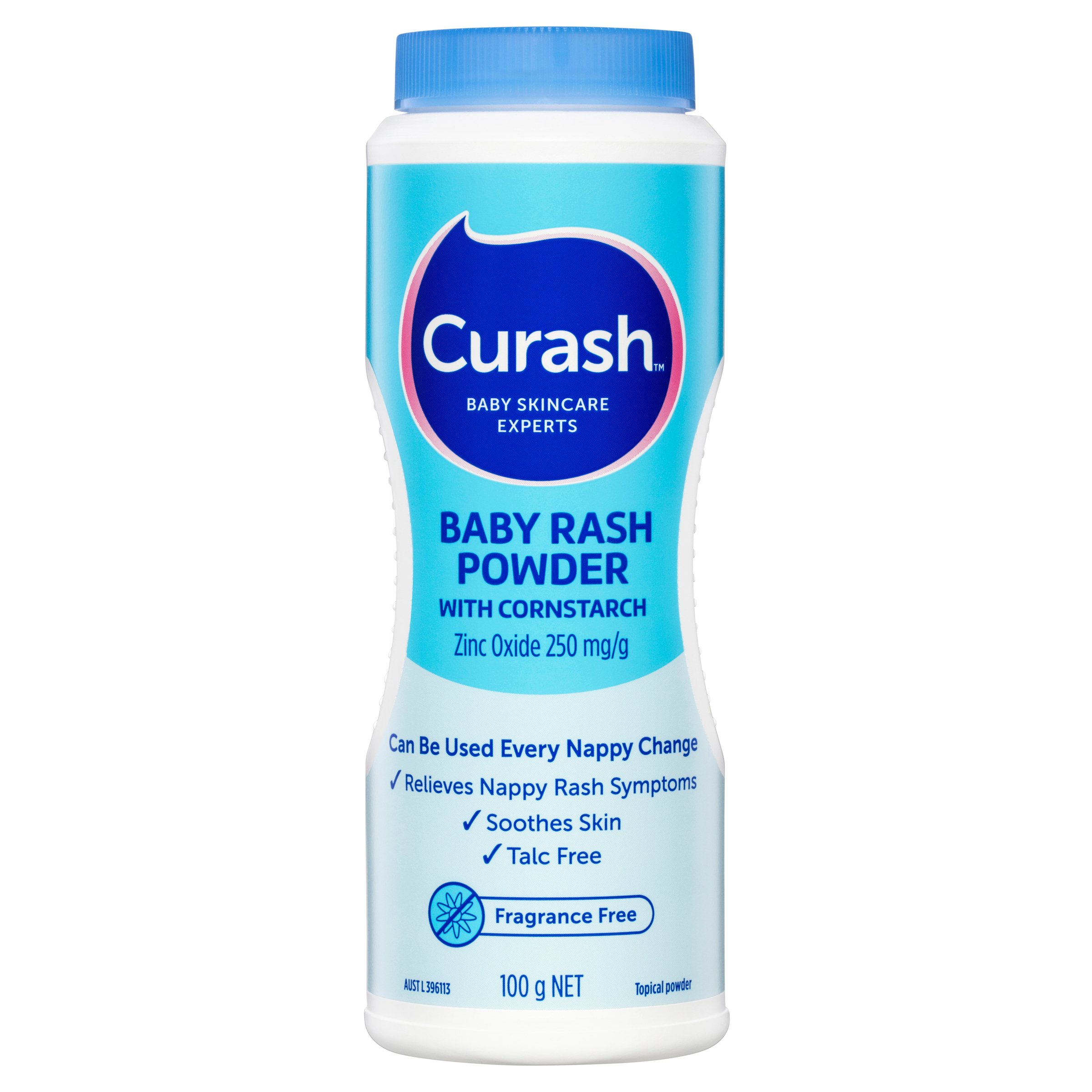 Curash Baby Rash Powder with Cornstarch 100g - Image 1