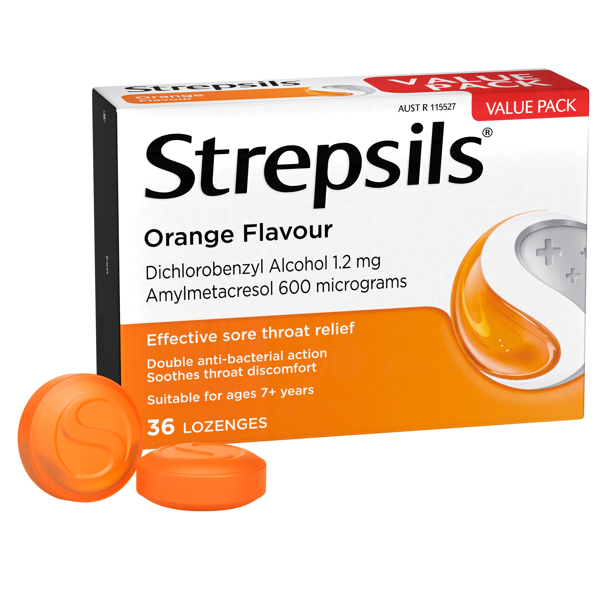 Strepsils Orange Double Antibacterial Action 36 lozenges - Image 8