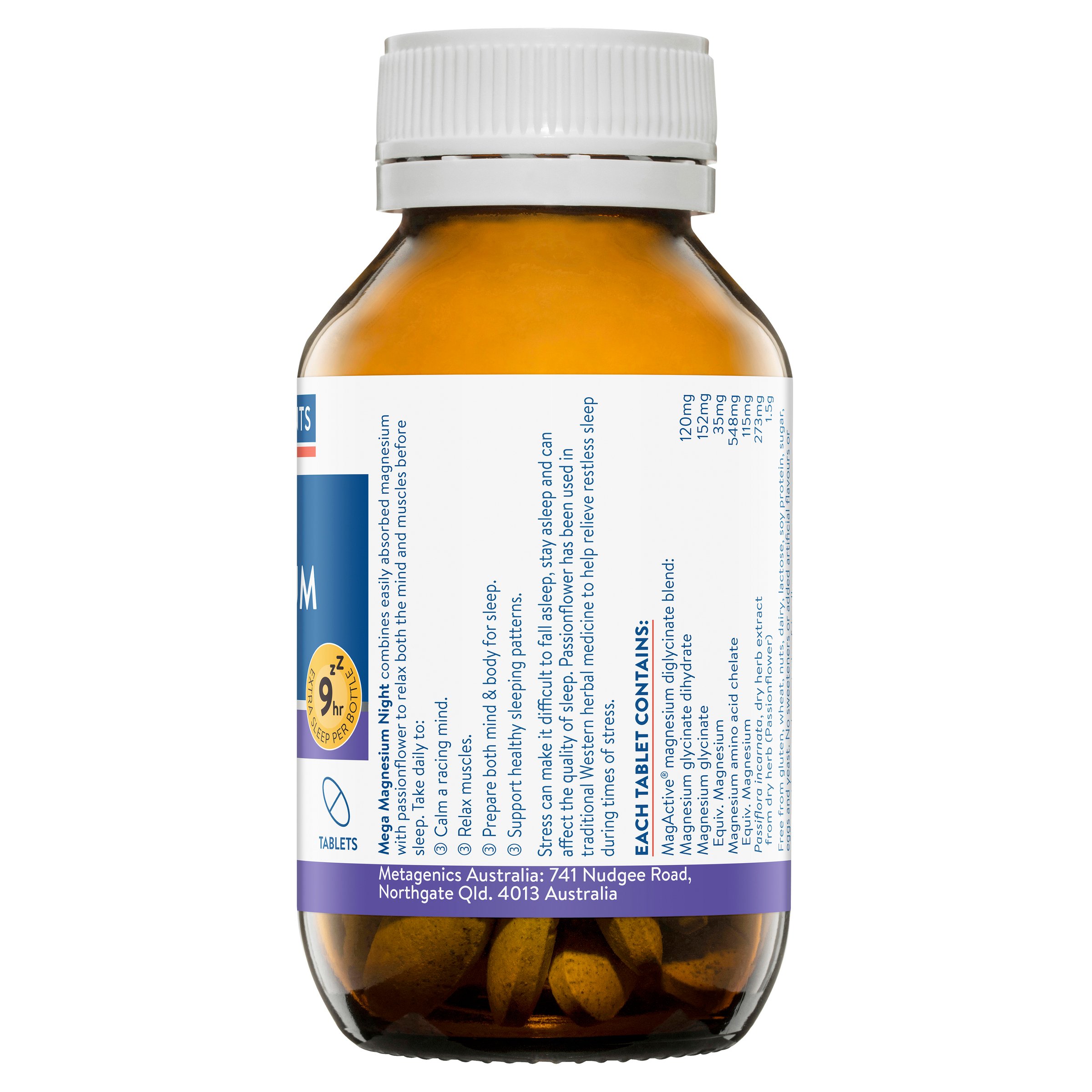 Ethical Nutrients Mega Magnesium Night 50 tablets - Image 2