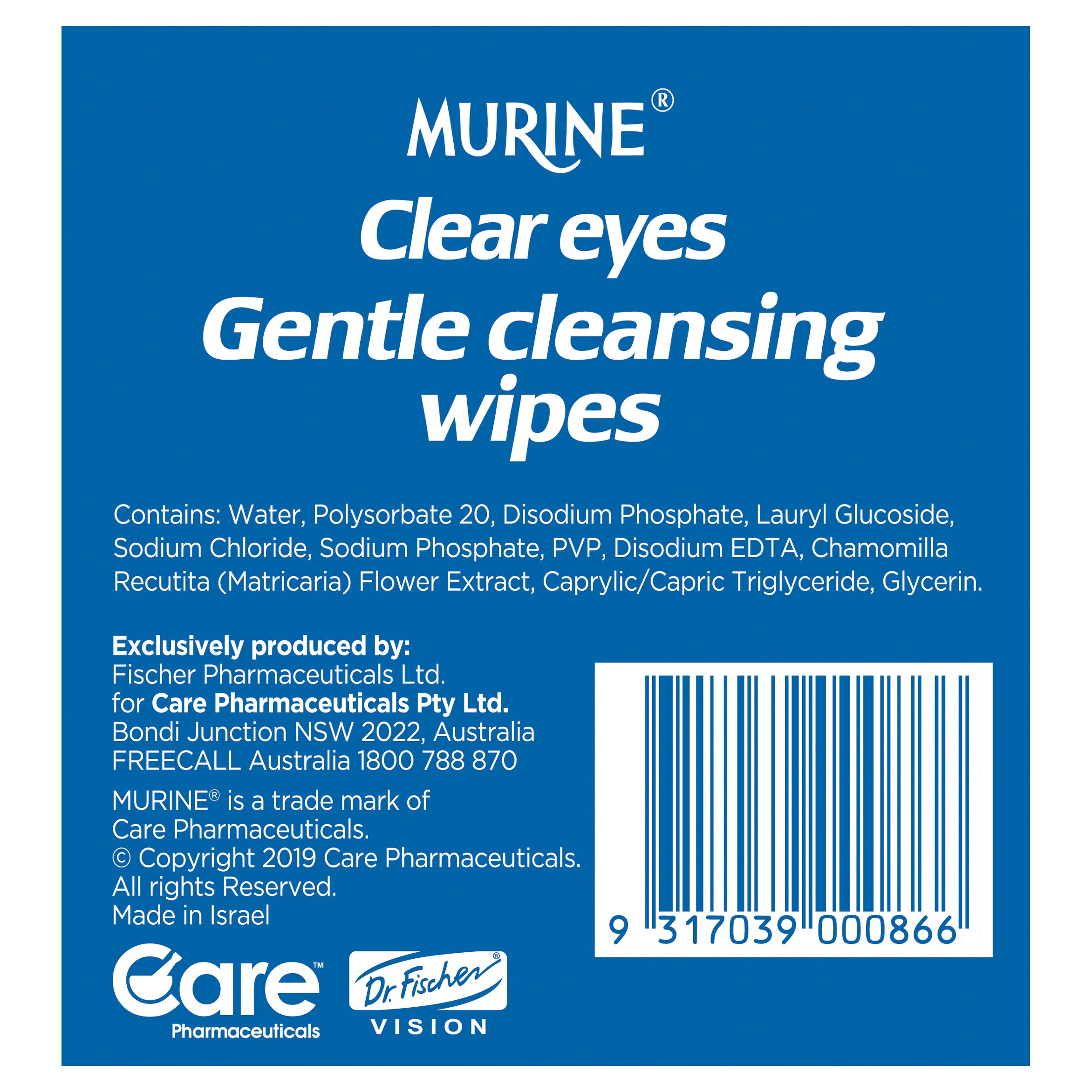 Murine Clear Eyes Wipes 30 sachets - Image 2