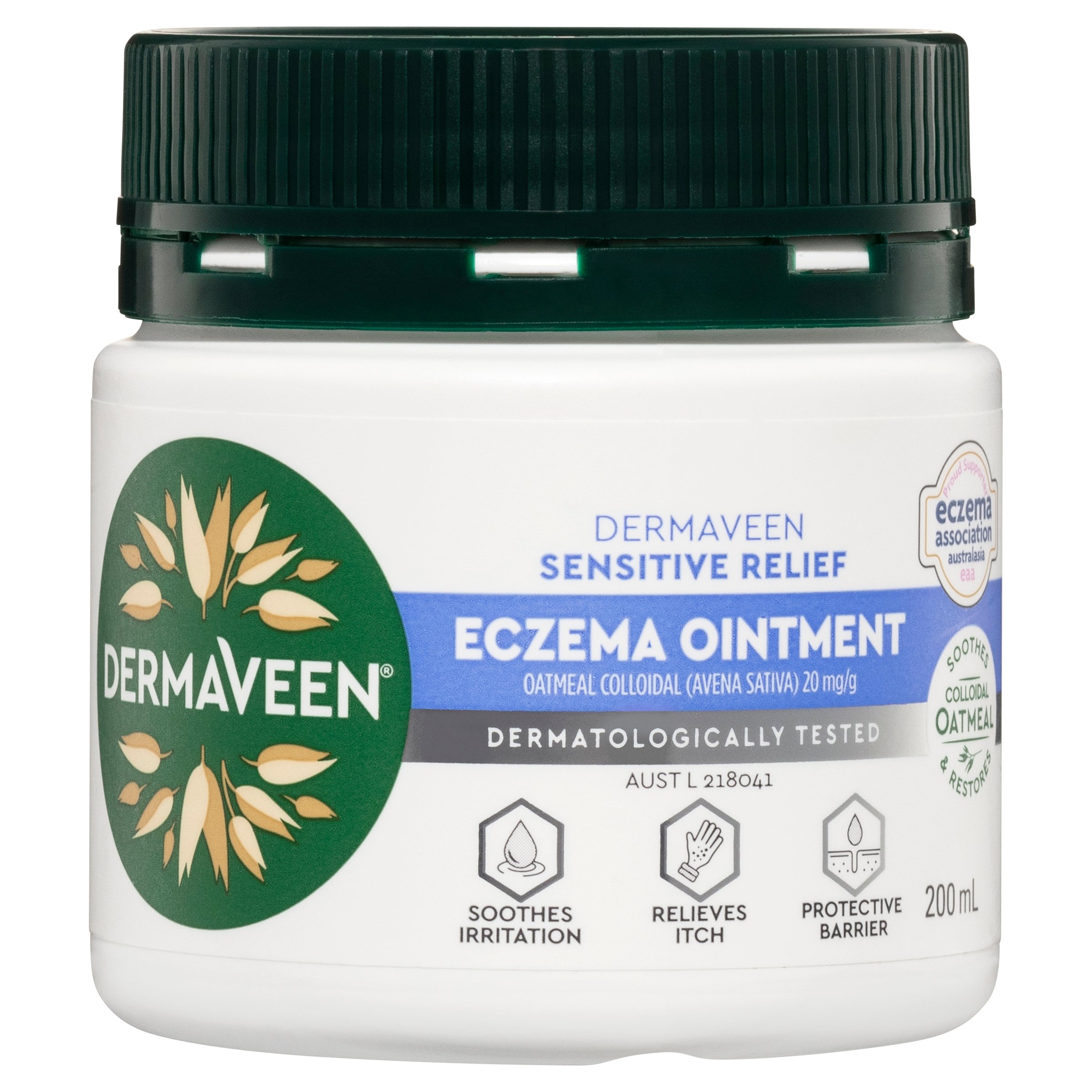 DermaVeen Sensitive Relief Eczema Ointment 200ml - Image 1
