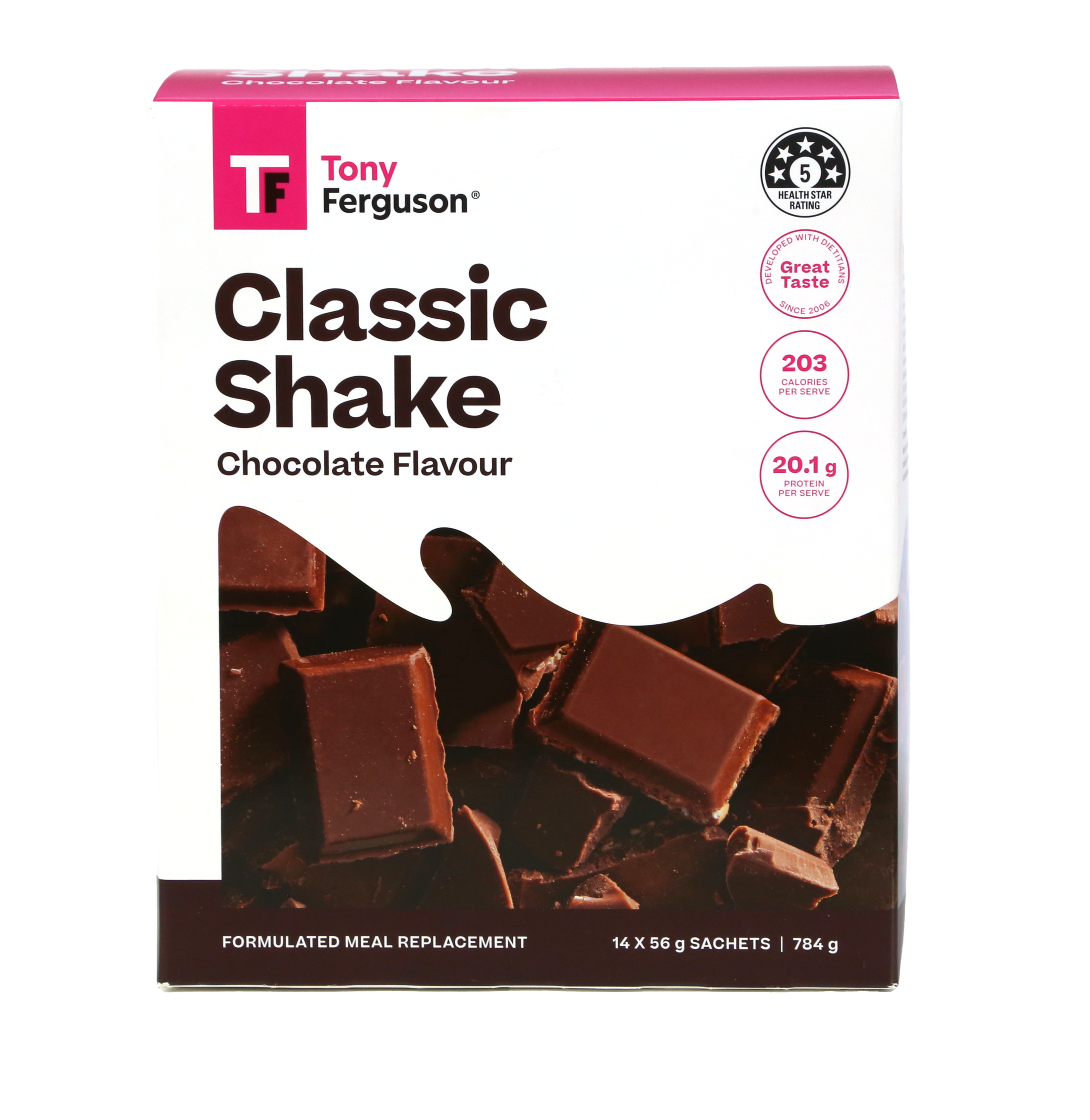 Tony Ferguson Classic Shake Chocolate 14 pack - Image 1