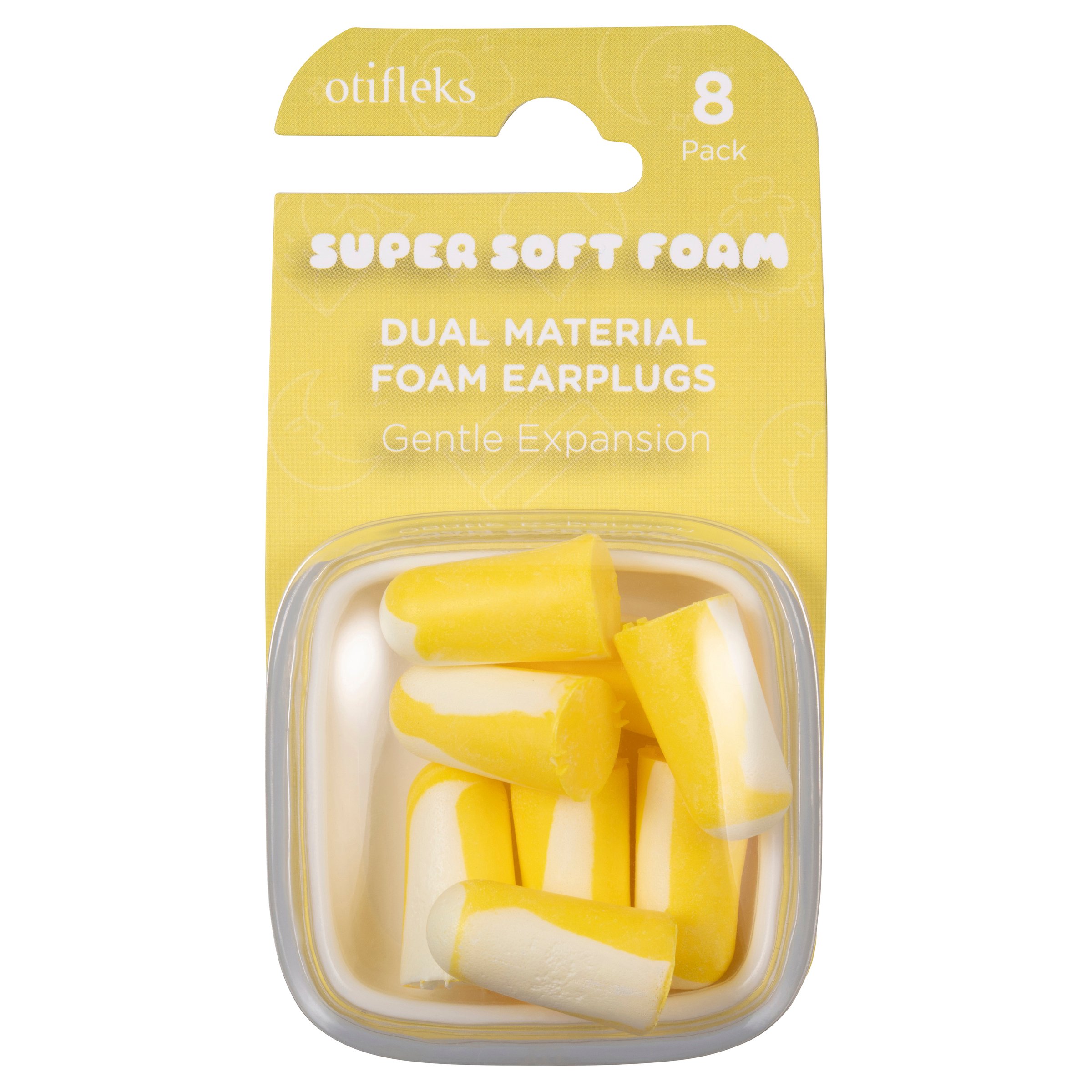 Otifleks Super Soft Foam Earplugs 8 pack - Image 1