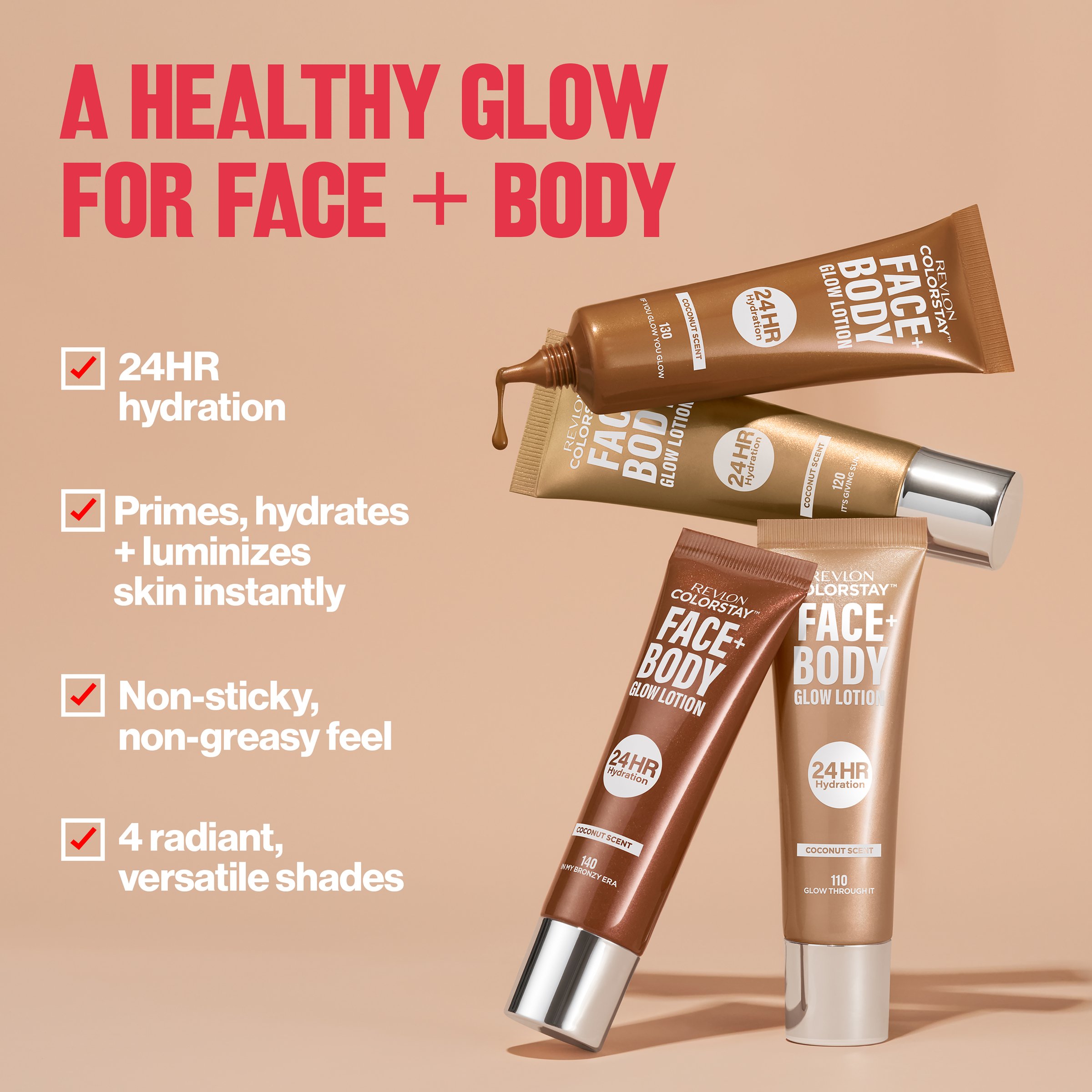 Revlon Colorstay™ Face & Body Glow Lotion - It'S Giving Sun 30ml - Image 3