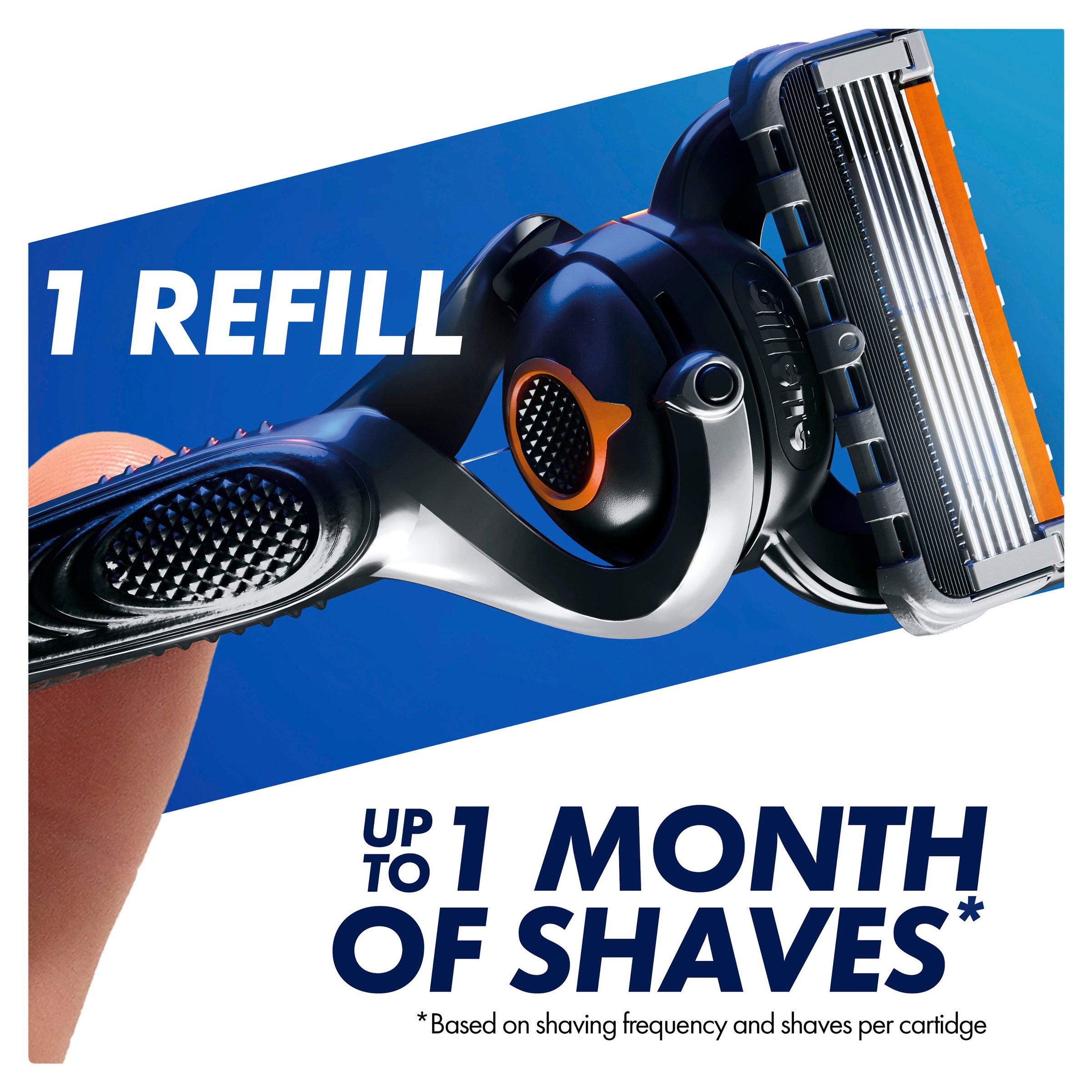 Gillette Fusion Proglide Razor Handle + Blade Refill 2 pack - Image 8