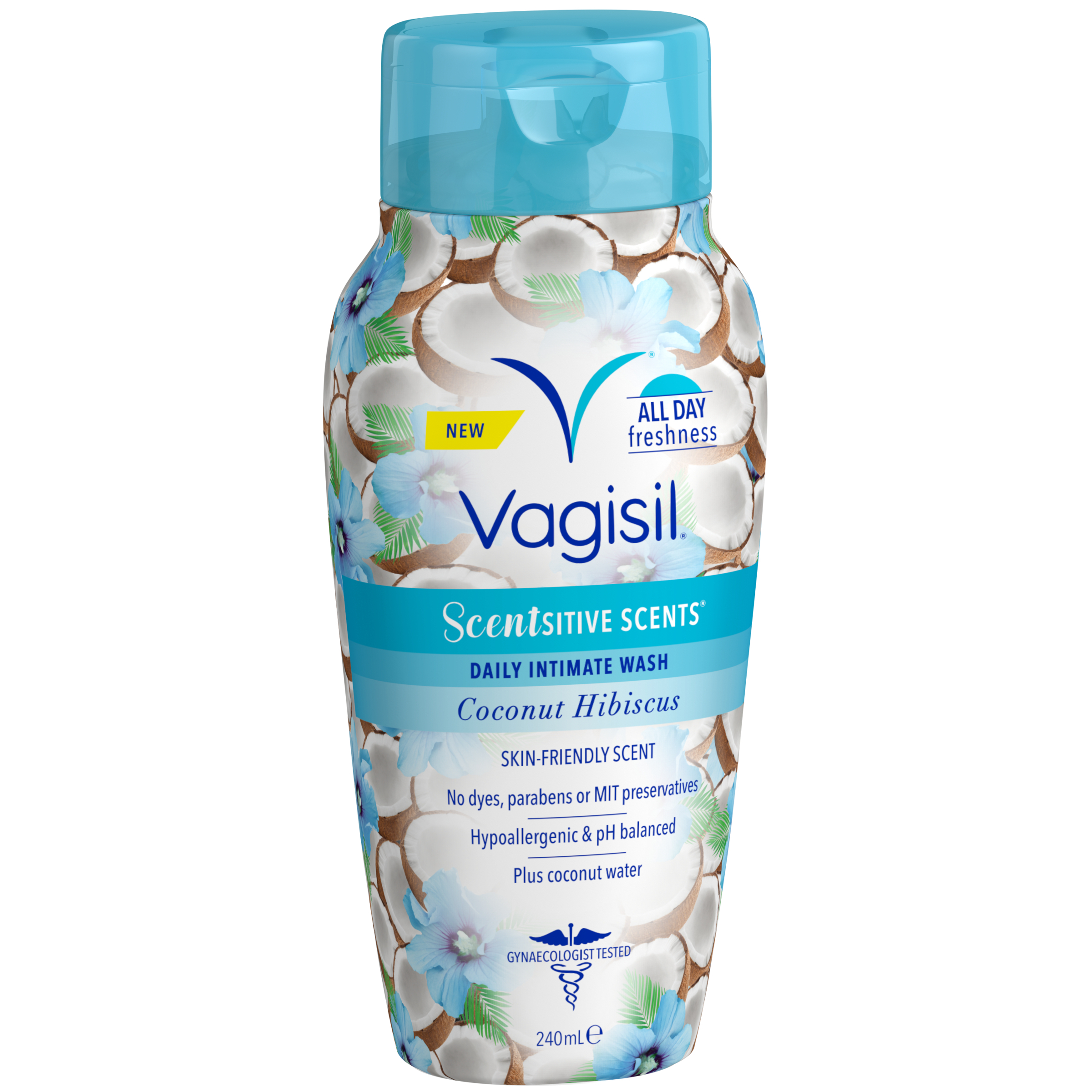 Vagisil Intimate Wash SS Coconut Hibiscus 240ml - Image 3