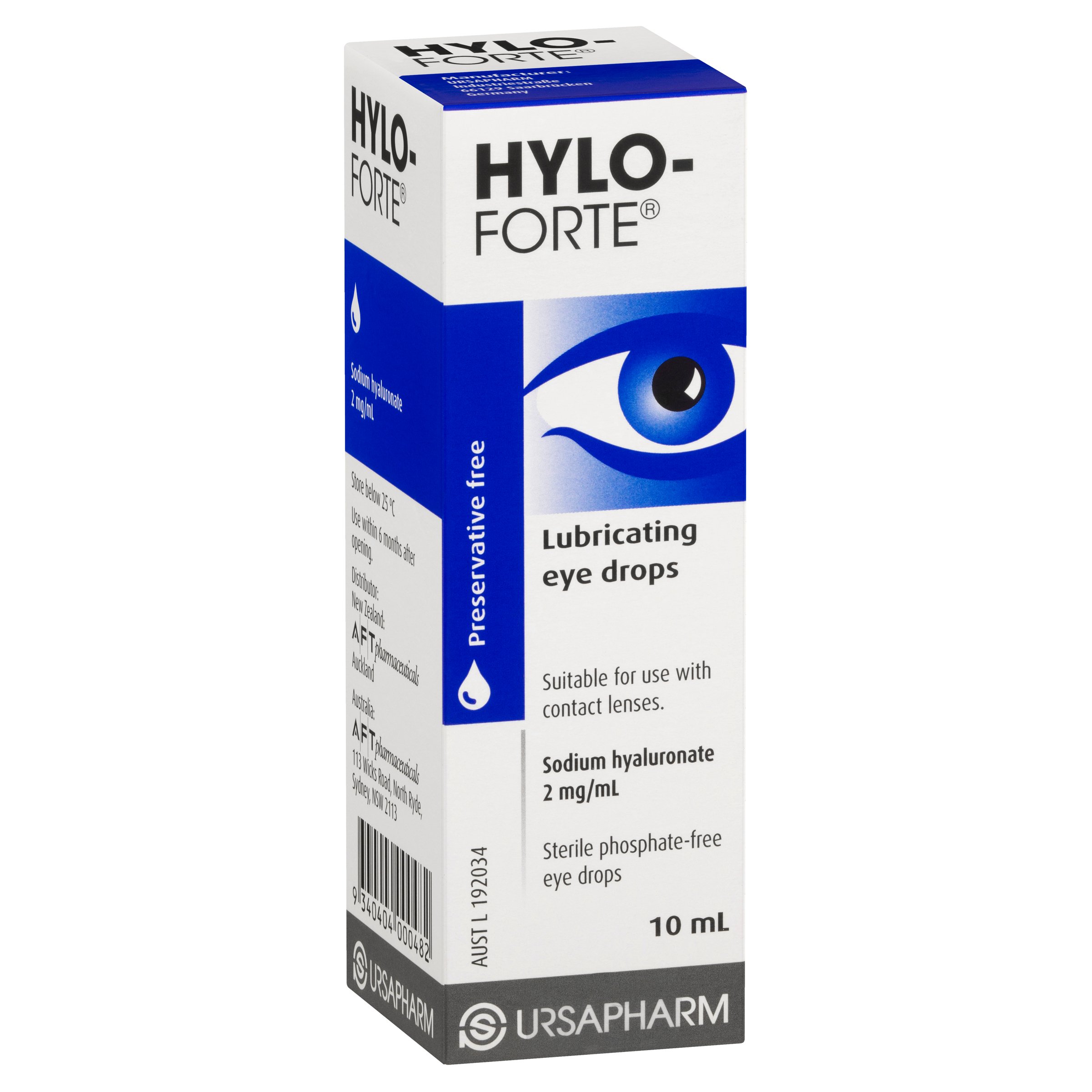 Hylo-Forte Lubricating Eye Drops 2mg/mL - 10ml - Image 9