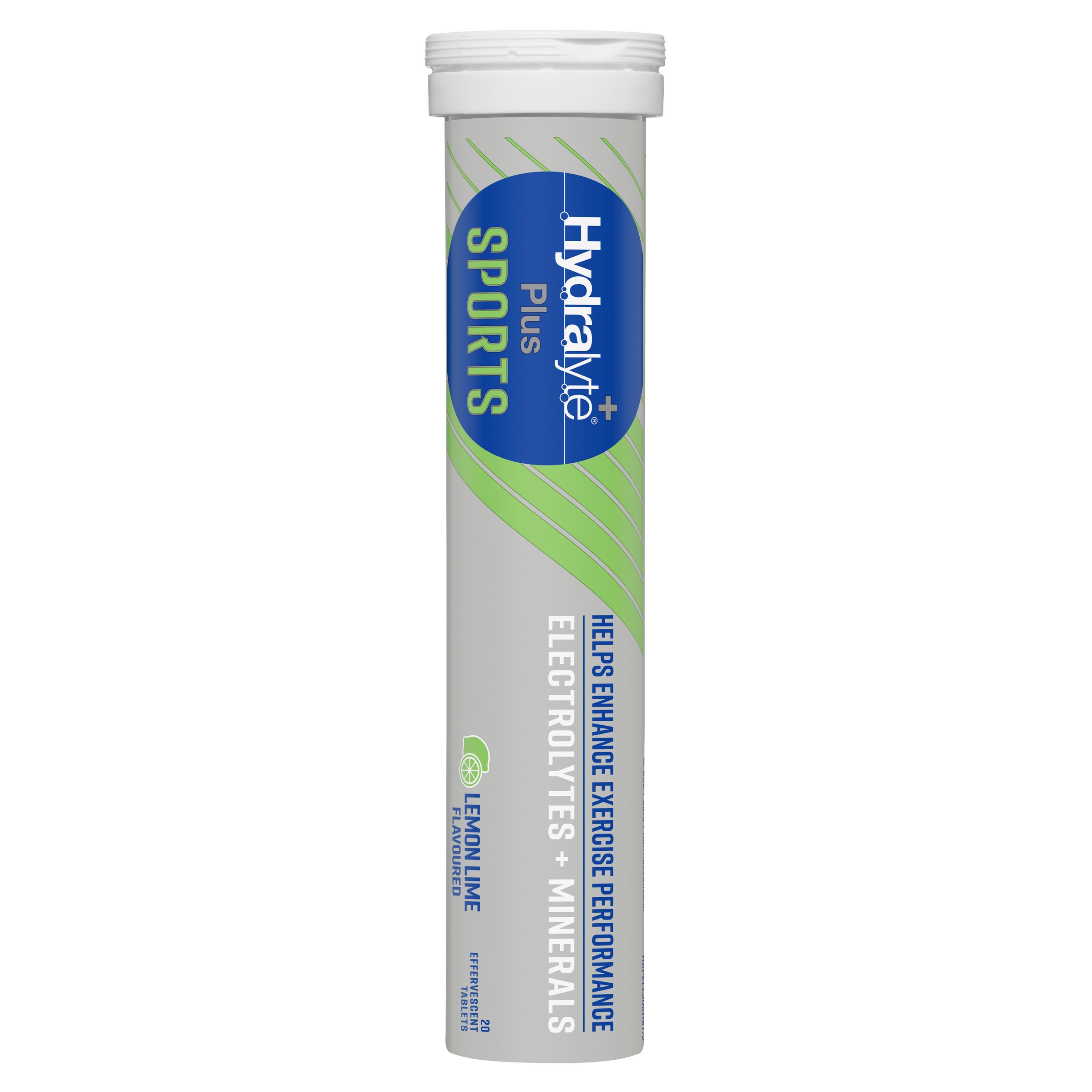 Hydralyte Plus Sports Effervescent Lemon Lime 20 tablets - Image 11