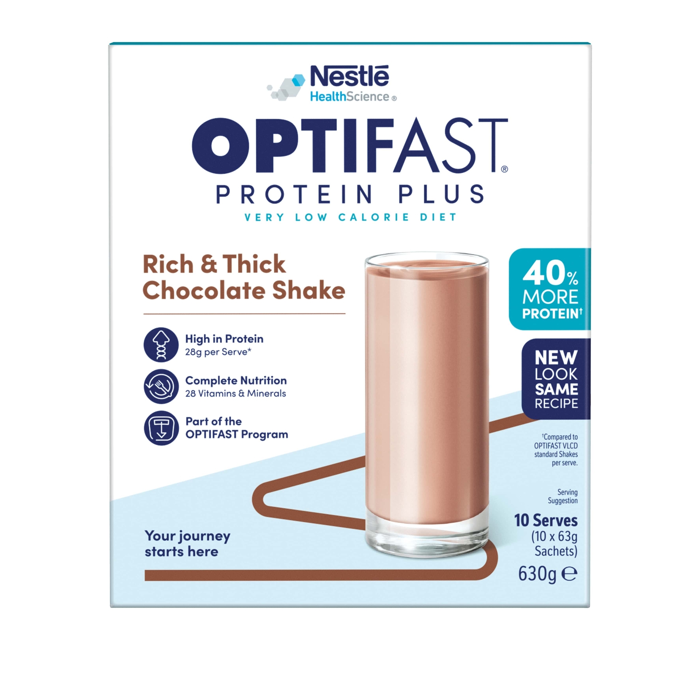 Optifast Protein Plus Shake Chocolate 10 pack - Image 3