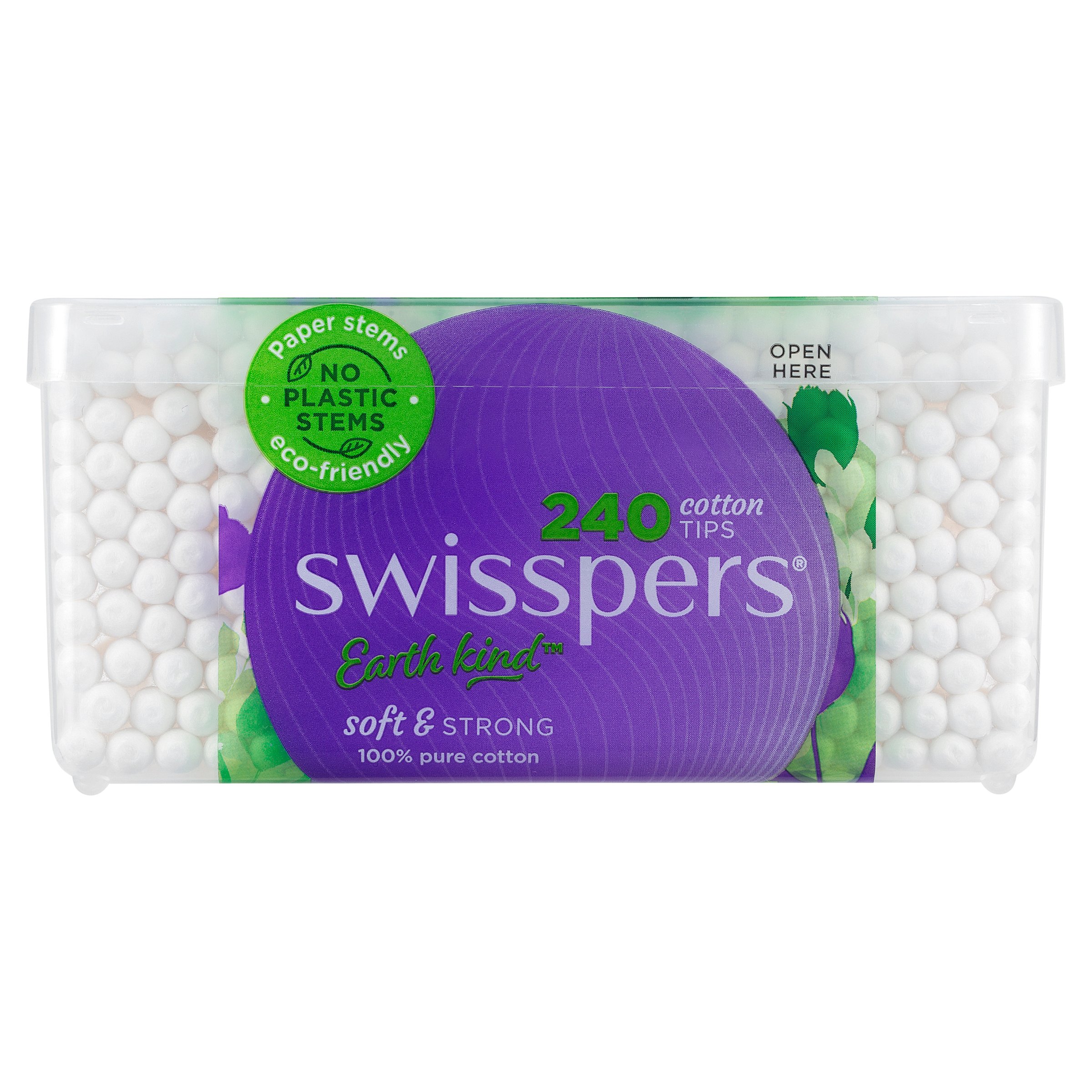 Swisspers Cotton Tips Paper Stems 240 pack - Image 4