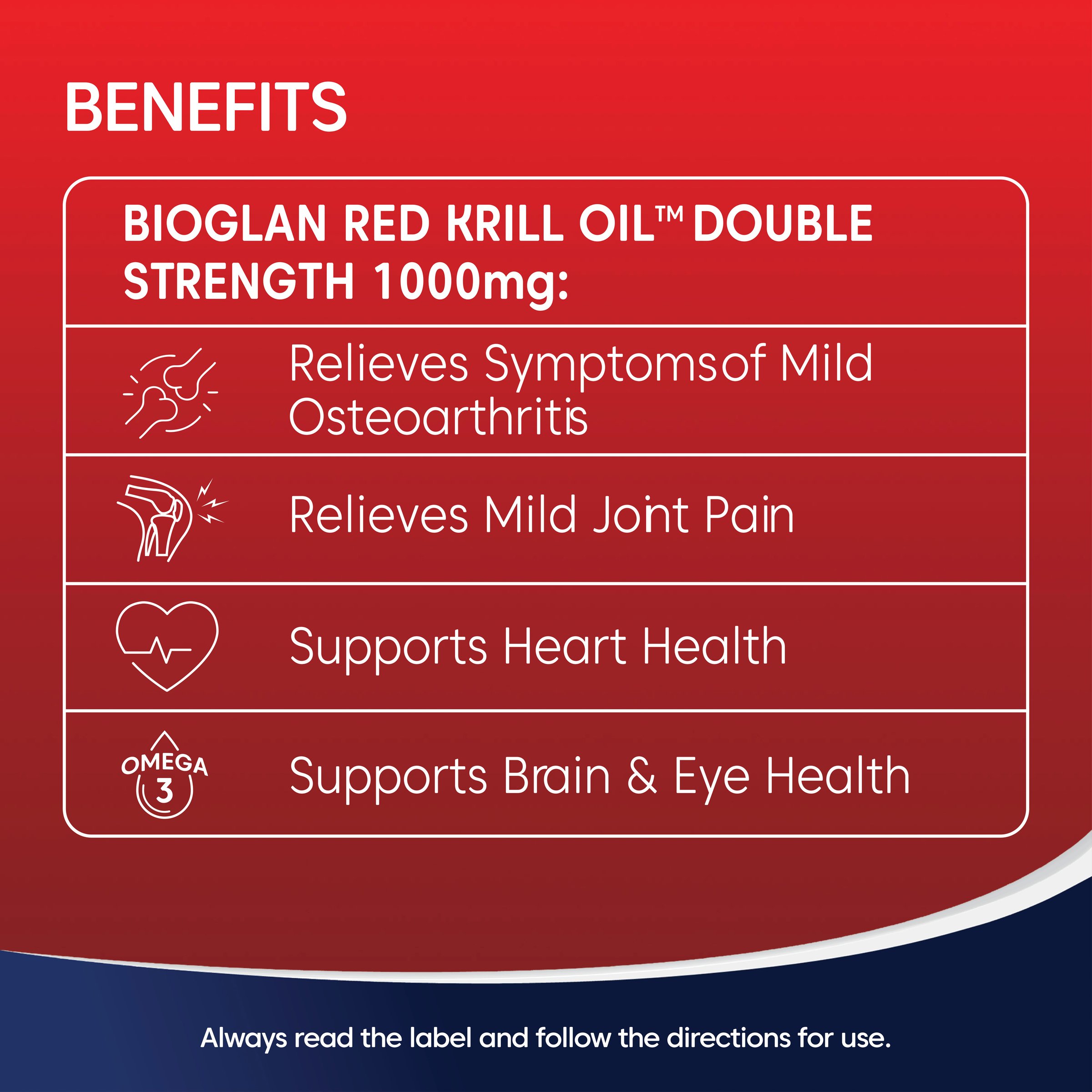 Bioglan Red Krill Oil Double Strength 1000mg - 60 capsules - Image 5