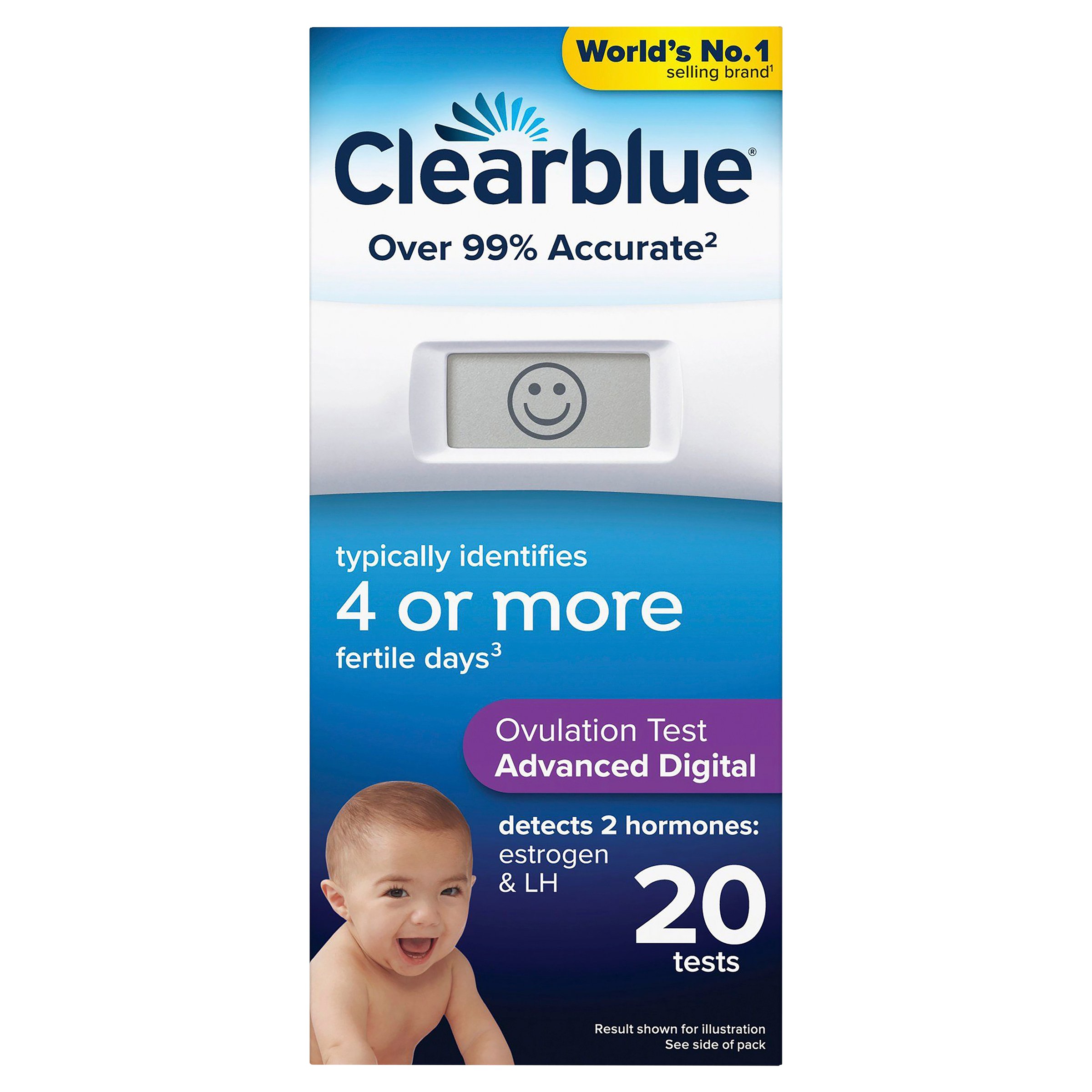 Clearblue Digital Ovulation Test Kit 20 pack - Image 1