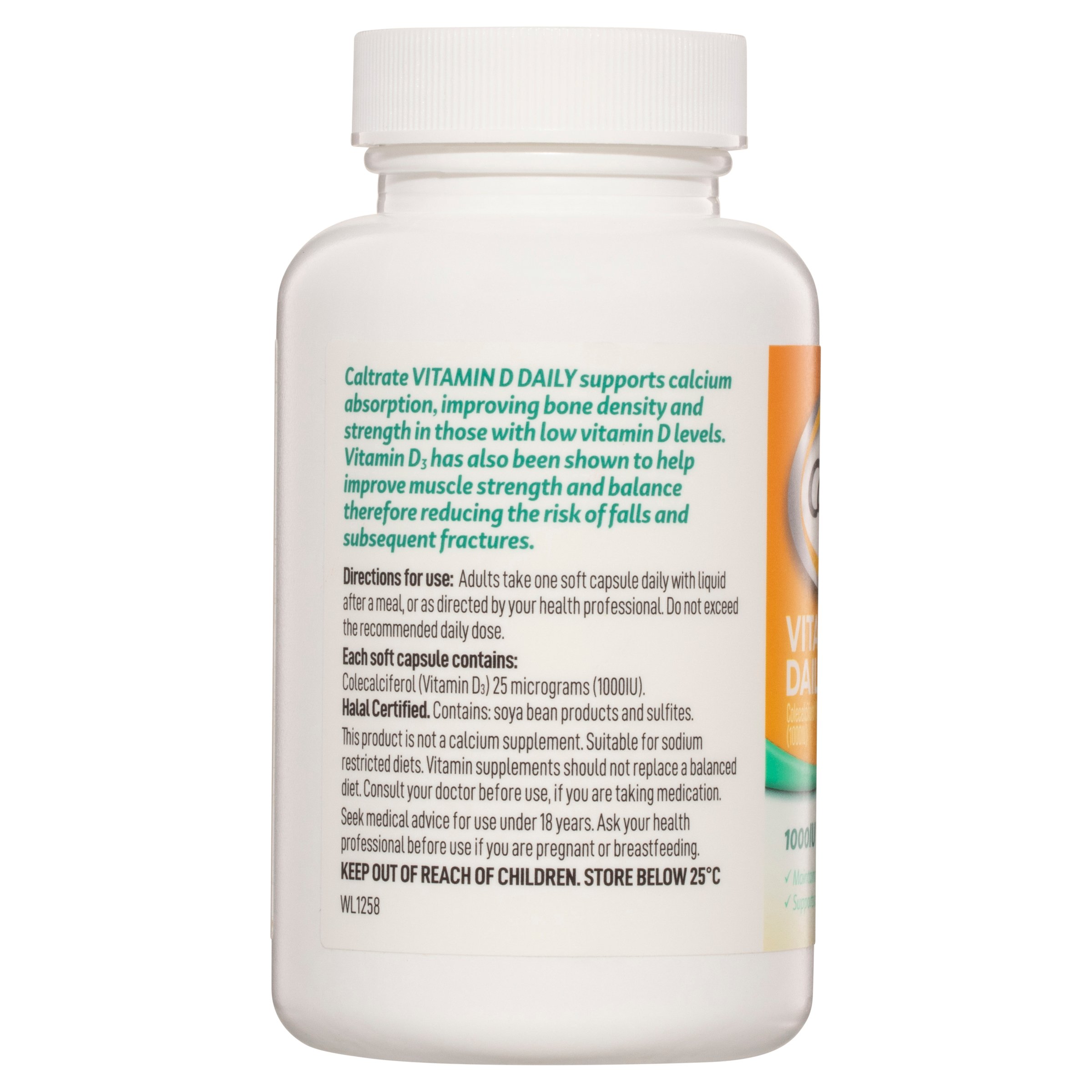 Caltrate Vitamin D Daily 180 liquid capsules - Image 3