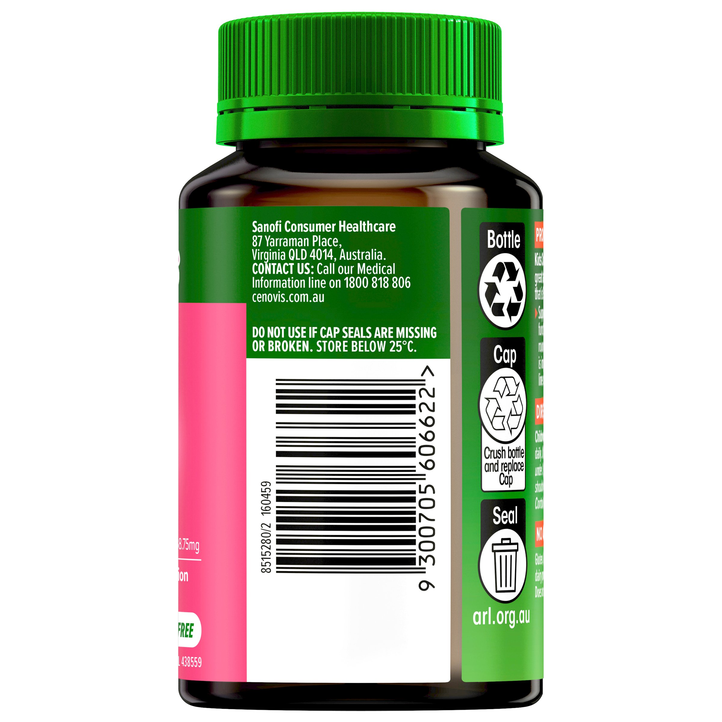 Cenovis Kids Chewable Vitamin C 250mg Strawberry 150 tablets - Image 2