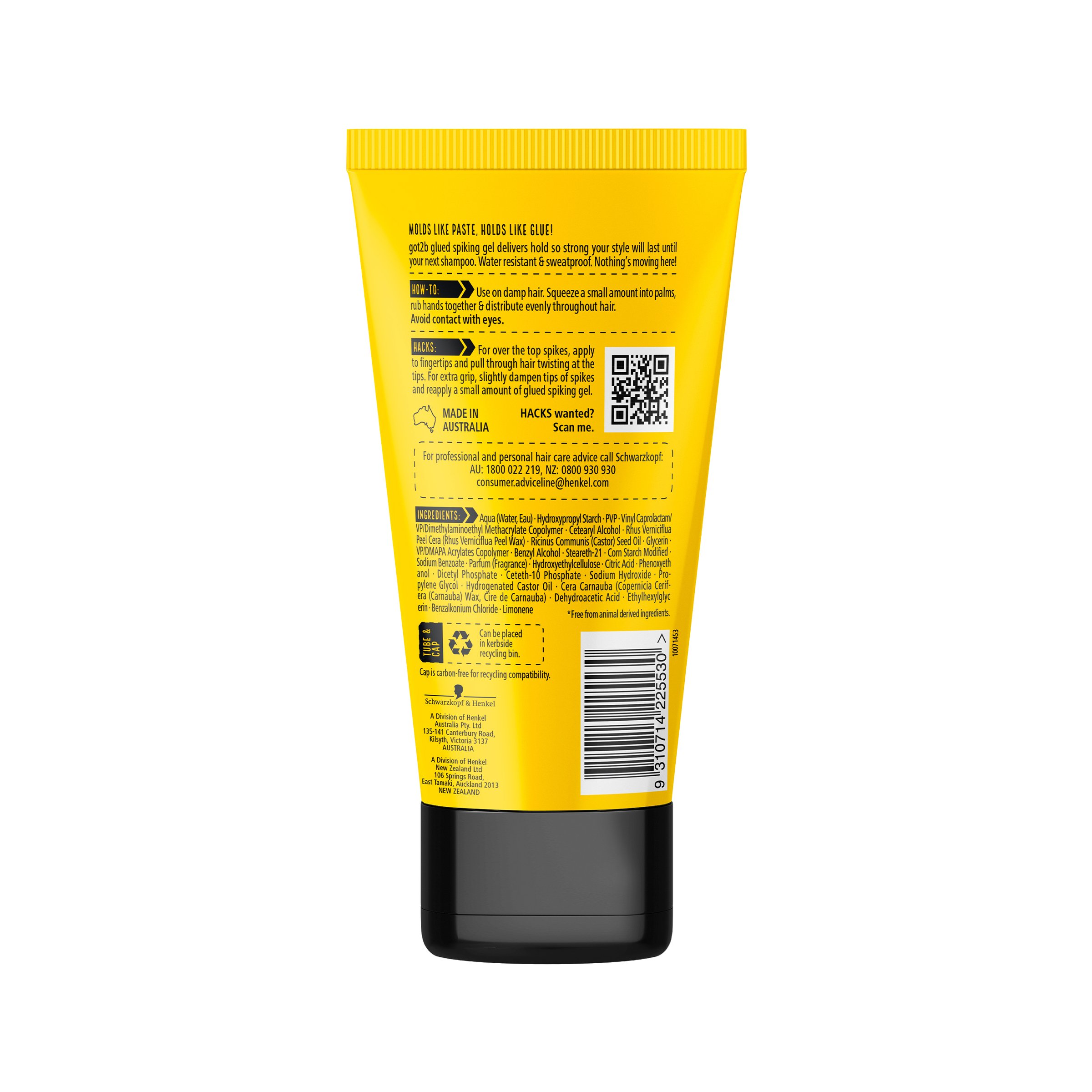Schwarzkopf Got2B Glued Spiking Gel 150ml - Image 2