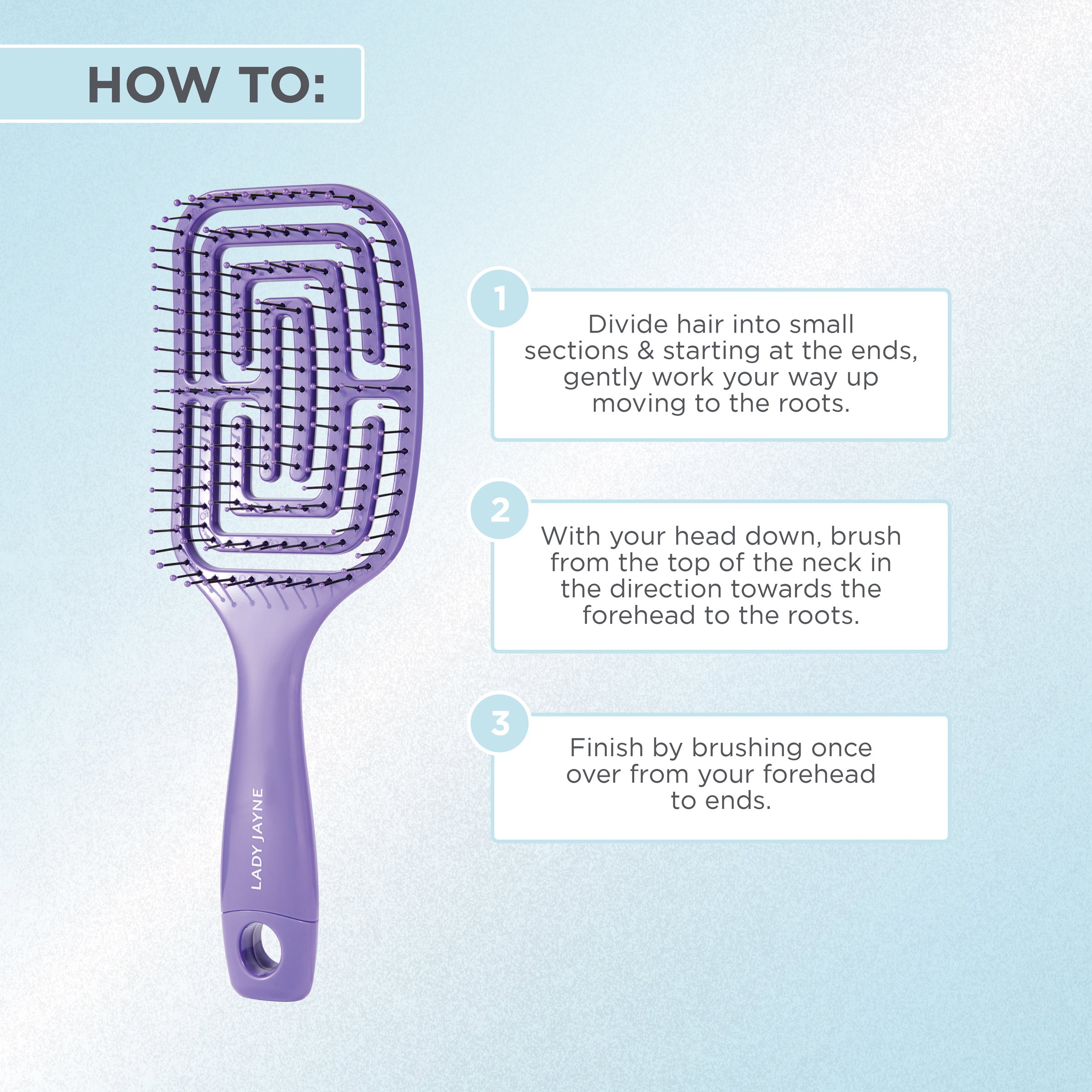 Lady Jayne Flexi Glide Brush Large 1 each - Image 6
