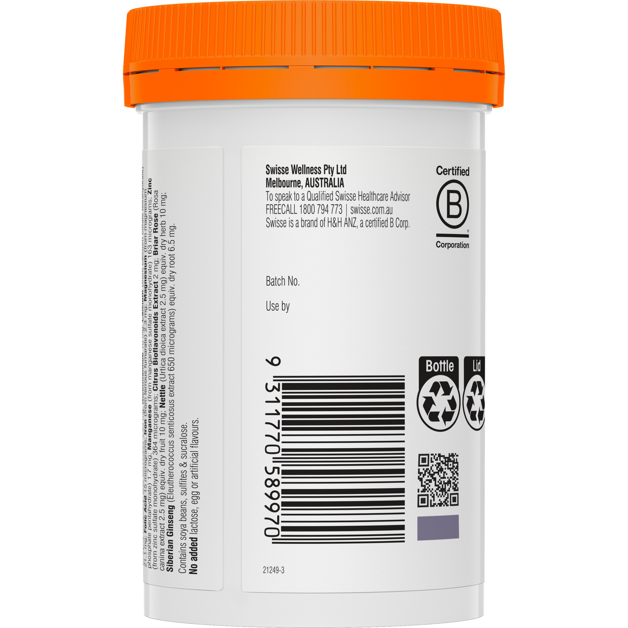 Swisse Ultivite Children's Multivitamin 120 chewable tablets - Image 3
