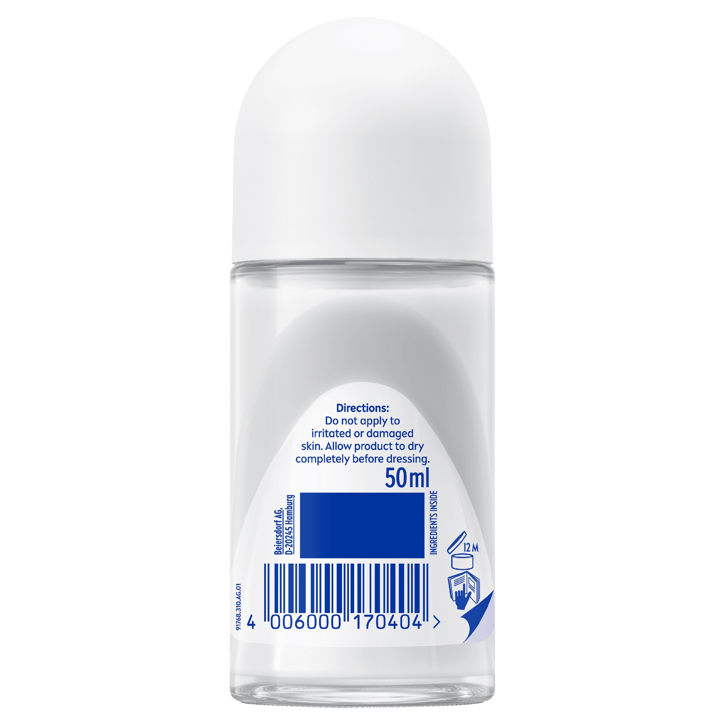 Nivea Deodorant Roll On Derma Control Defend 50ml - Image 2