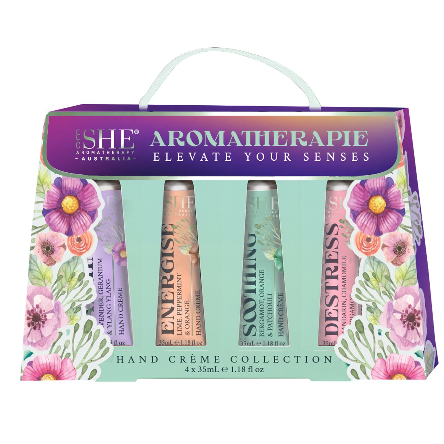 She Aromatherapy Aromatherapie Hand Crème Set 4 piece