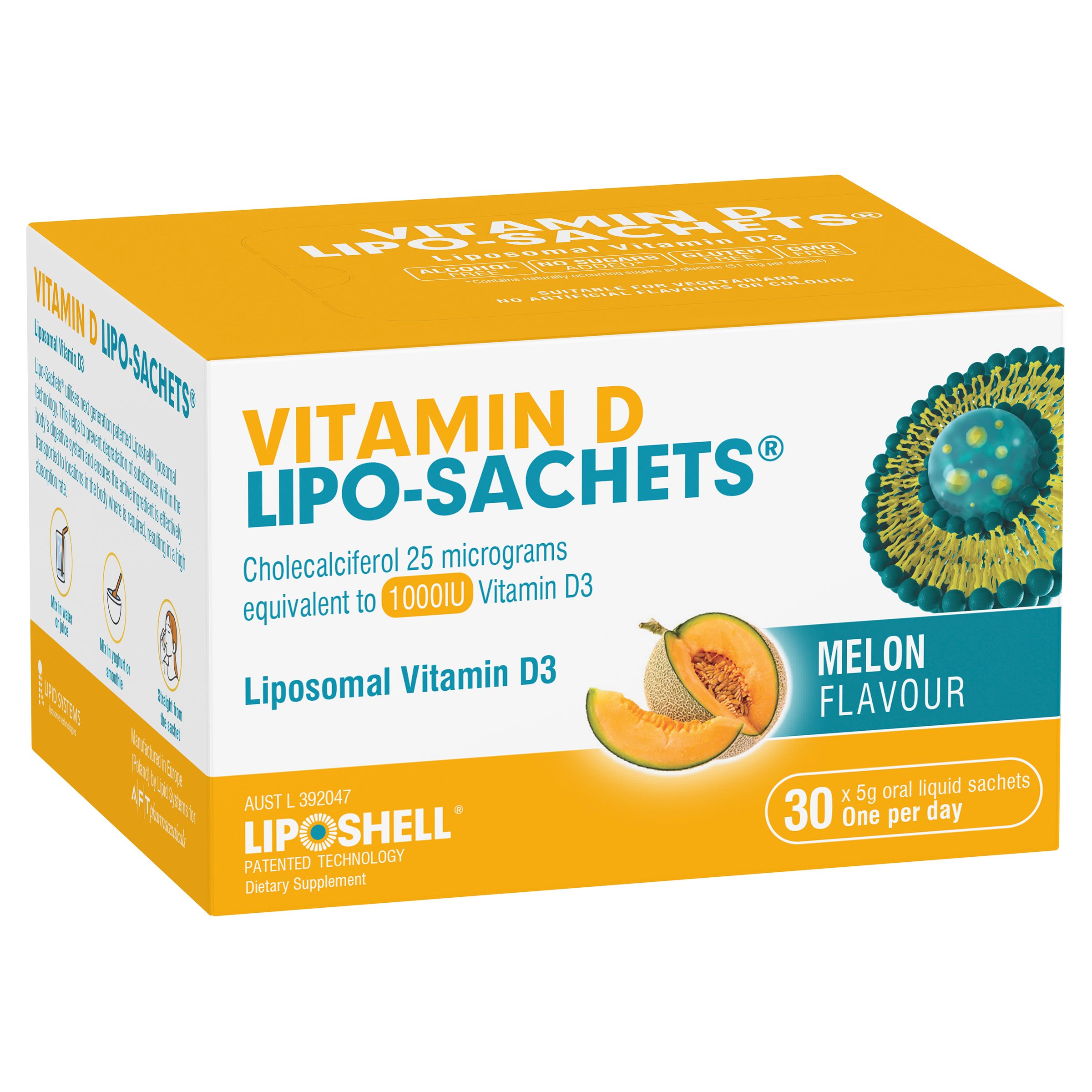 Lipo-Sachets Vitamin D 30 sachets - Image 2