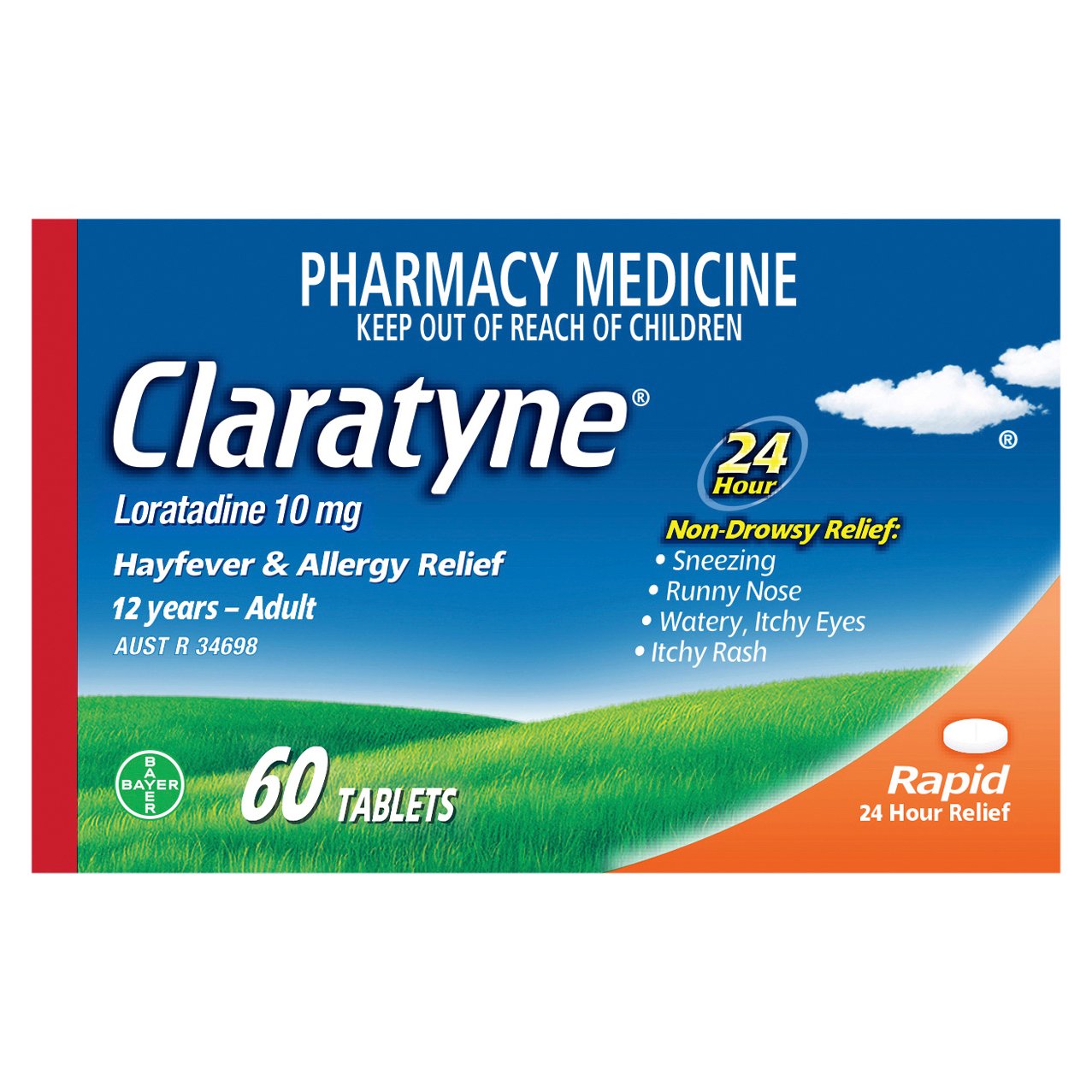 Claratyne 10mg - 60 tablets - Image 6