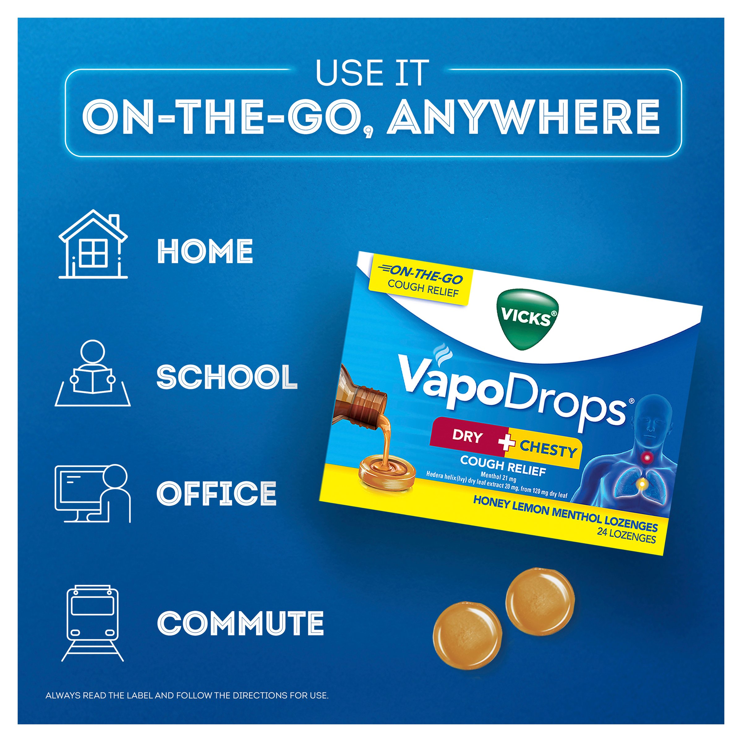 Vicks Dry+Chesty 24 lozenges - Image 5