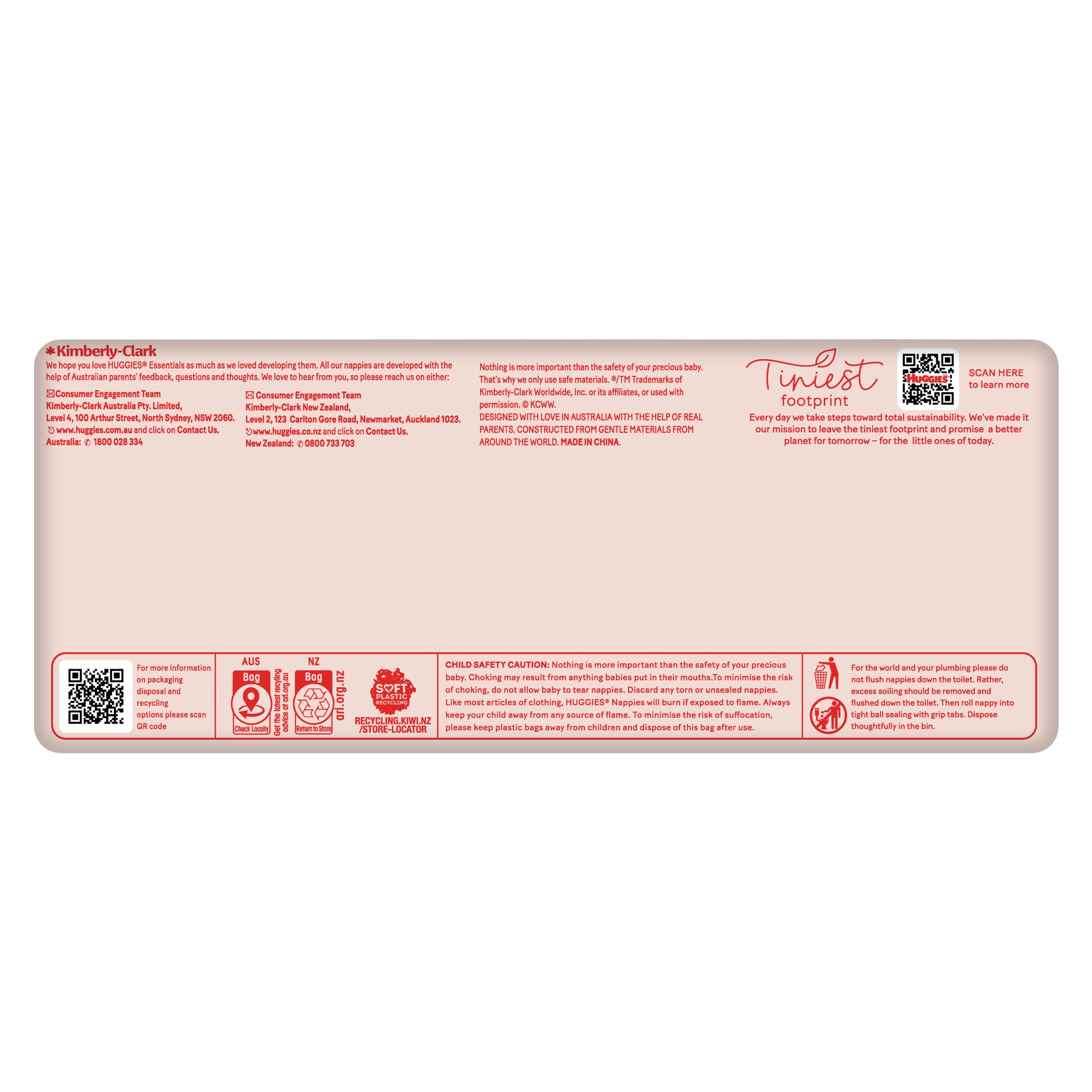 Huggies Nappies Essentials New Born 28 pack - Image 4