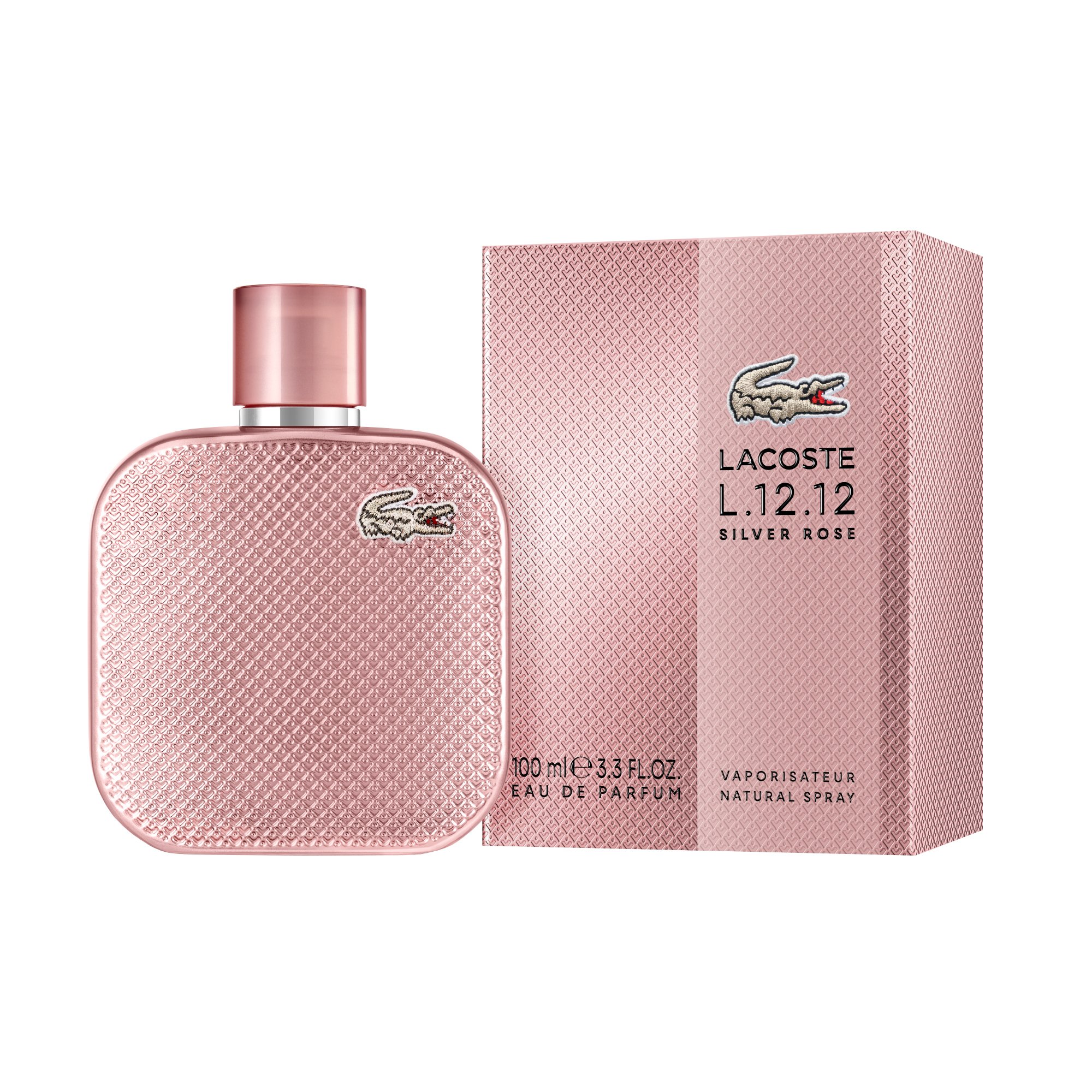 Lacoste L.12.12 Silver Rose EDP Spray 100ml - Image 2