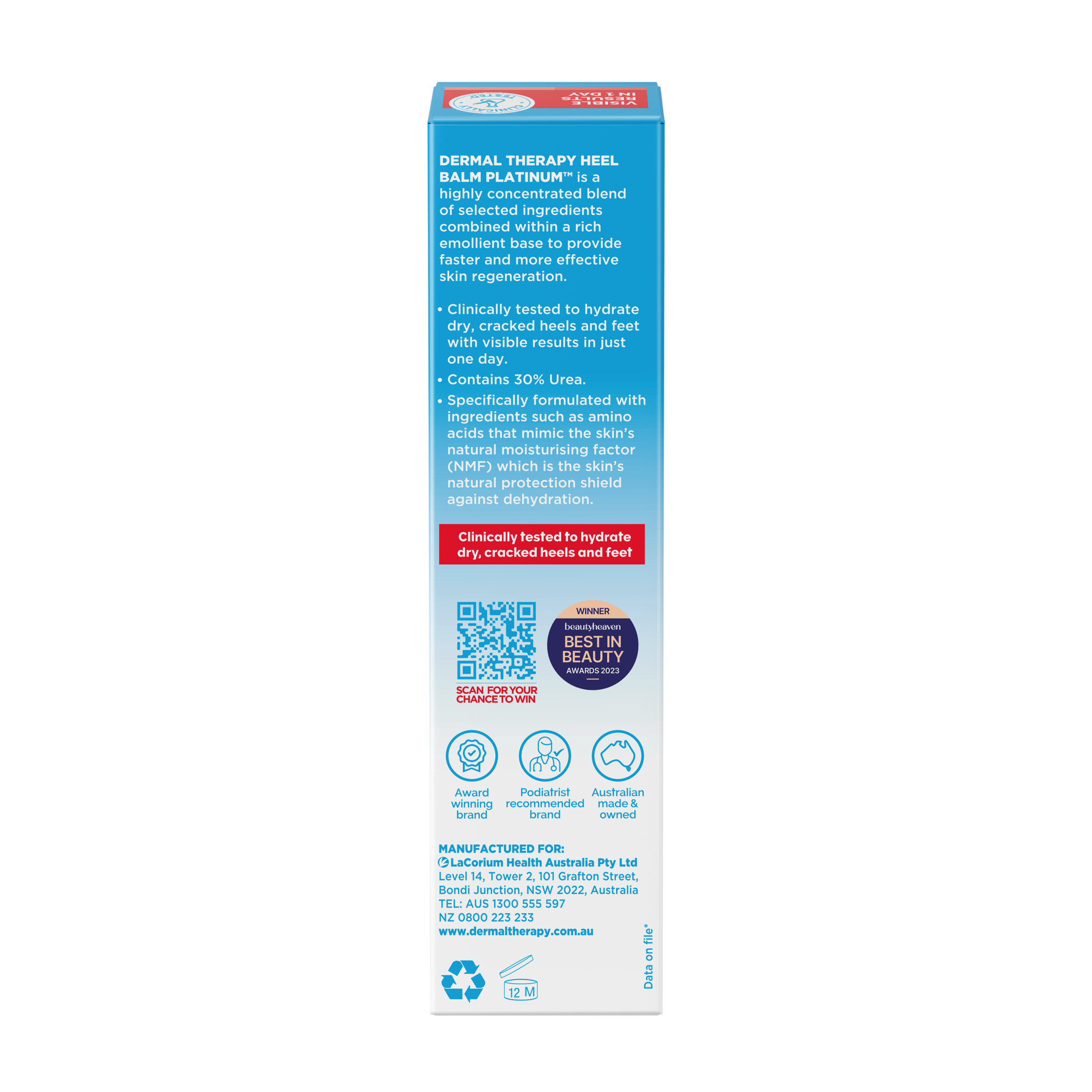 Dermal Therapy Heel Balm Platinum 28g - Image 2
